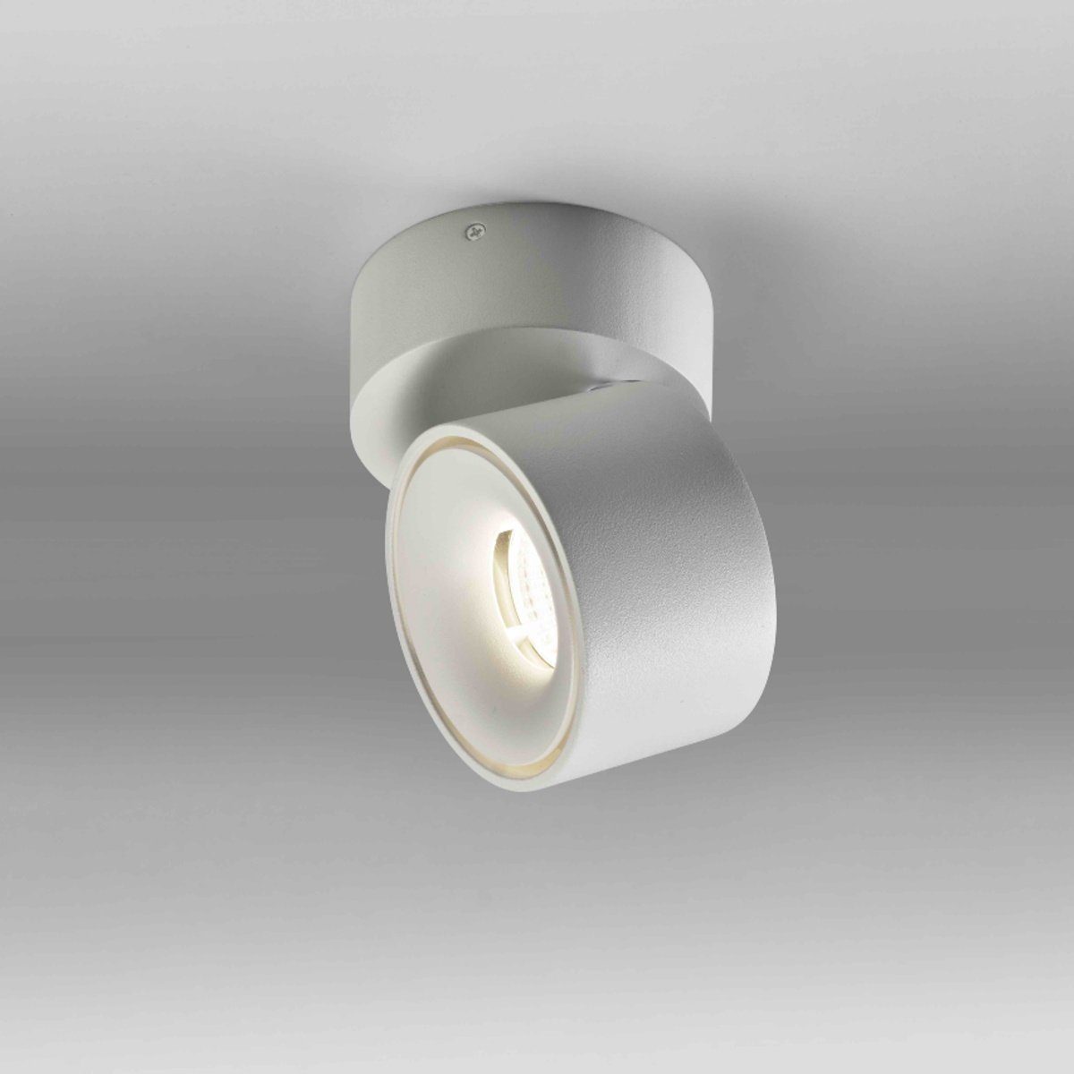 Lupia Licht LED Deckenstrahler Bloc, LED fest integriert, Warmweiß, Weiß/Schwarz