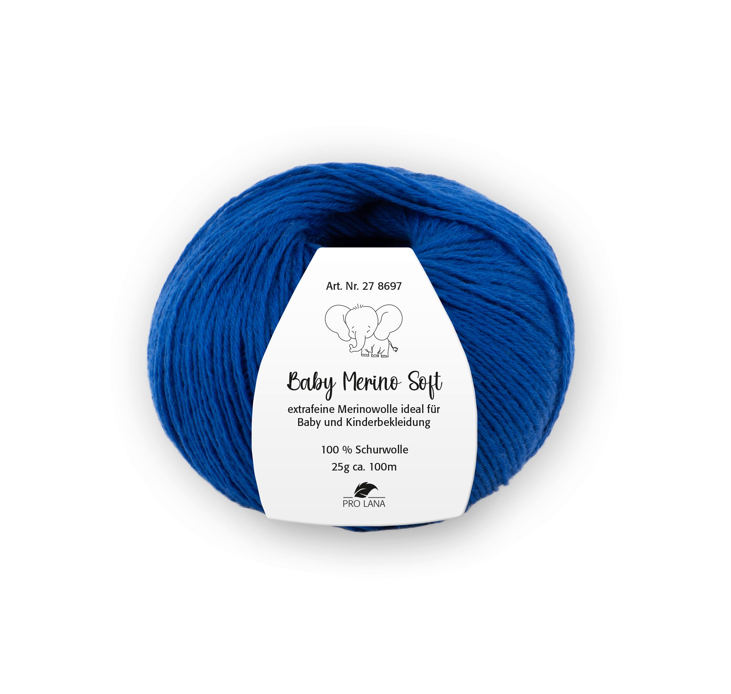 Pro Lana Baby Merino soft Häkelwolle, 100 m (Baby Merino Soft Wolle, zartes Gefühl auf der Babyhaut), 25 g