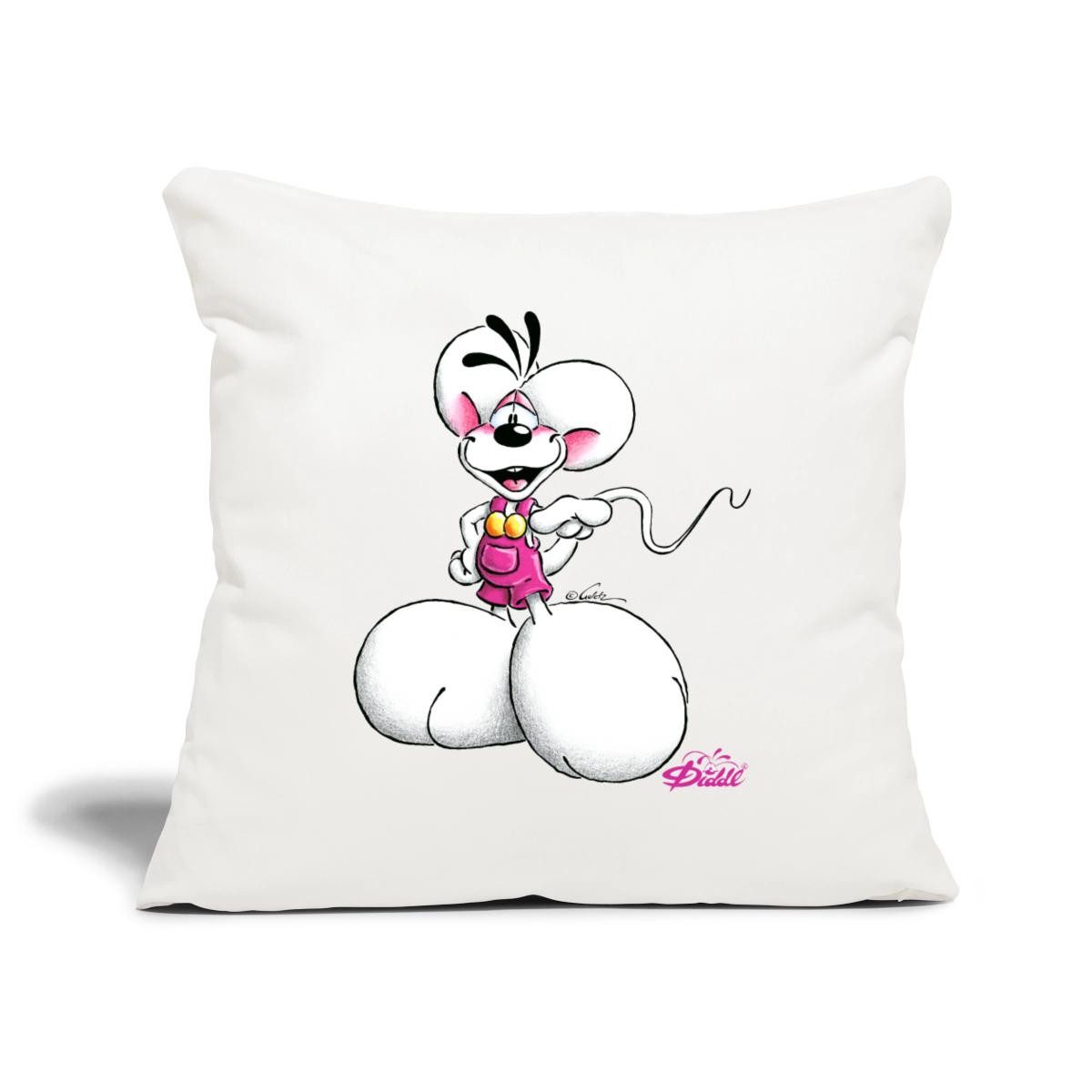 Spreadshirt Kissenbezug Diddl Diddlmaus Coole Pose günstig online kaufen