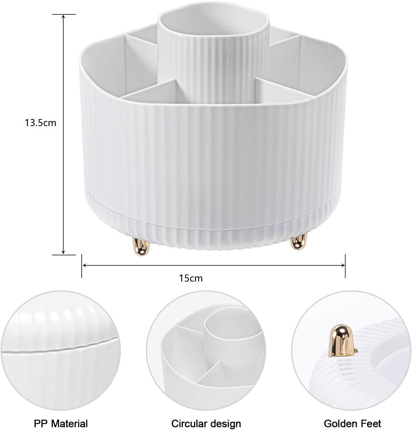 Welikera Aufbewahrungskorb Kosmetik Organizer,360°Drehbarer Kosmetikbox für günstig online kaufen