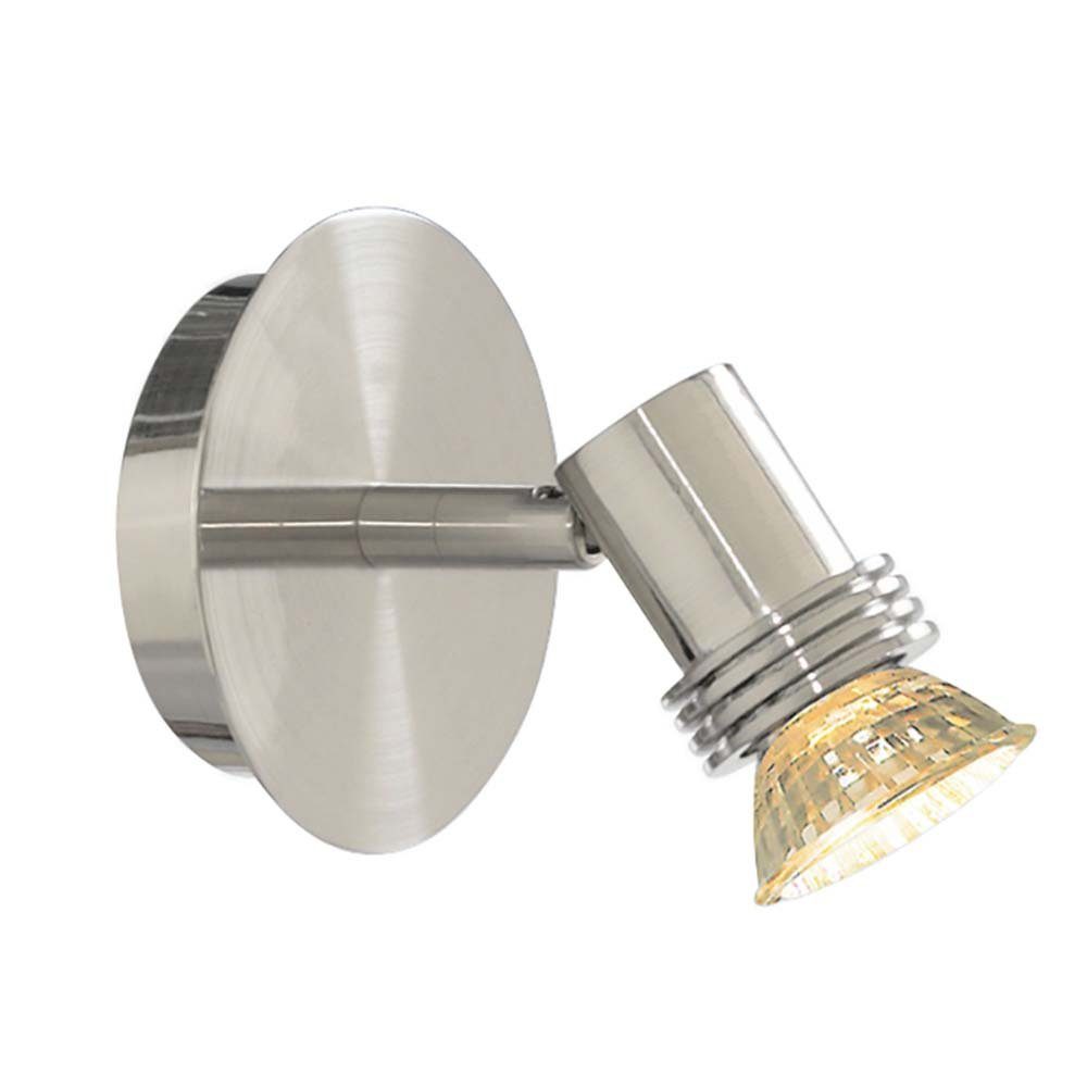 etc-shop Wandleuchte, Wand Spot Silber Lampe Leuchte Diele Flur Wohn Ess Schlaf Zimmer