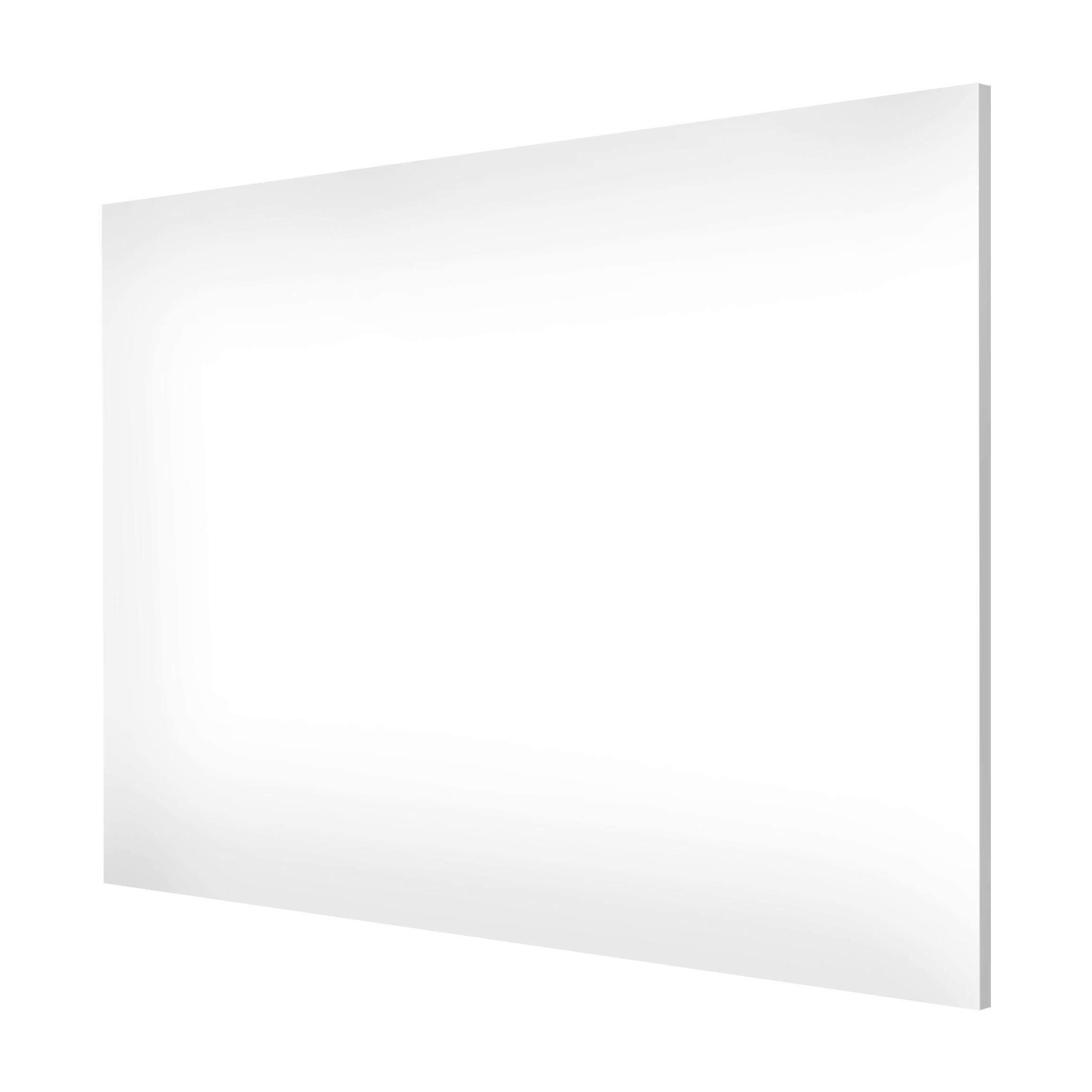 Bilderdepot24 Magnettafel Küche weiss Colour White, (1-tlg., Magnetboard Pinnwand für die Wand - metallische Tafel für Magnete), Magnetwand groß mit Motiv Büro Memoboard magnetisch Hochformat