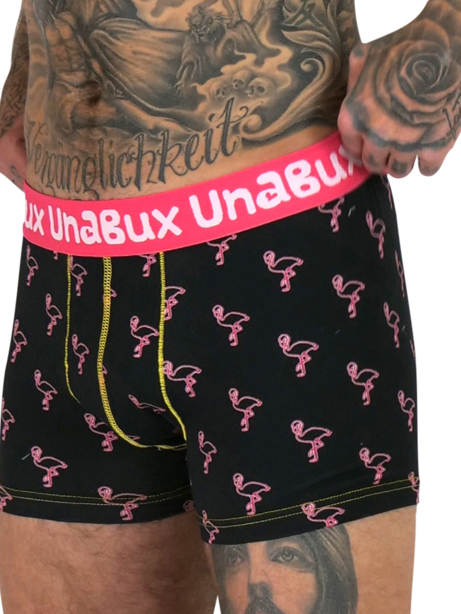 Doppelpack FINGERS UnaBux FAULTIER (2-St) / FLAMINGO JAMES Boxer Briefs Boxershorts FIVE