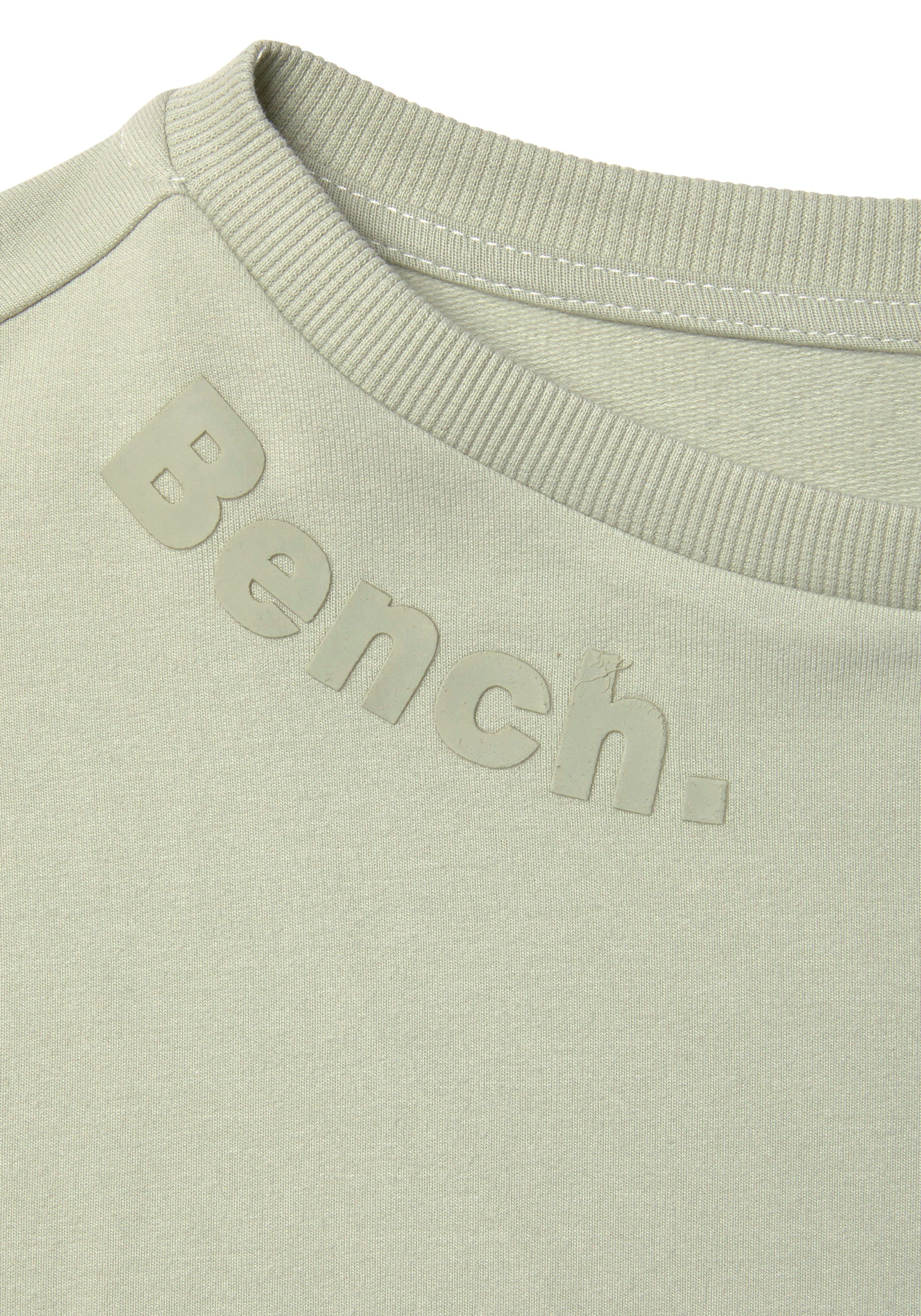 Bench. Loungewear Sweatshirt mit gerafften Ärmelbündchen, Loungeanzug