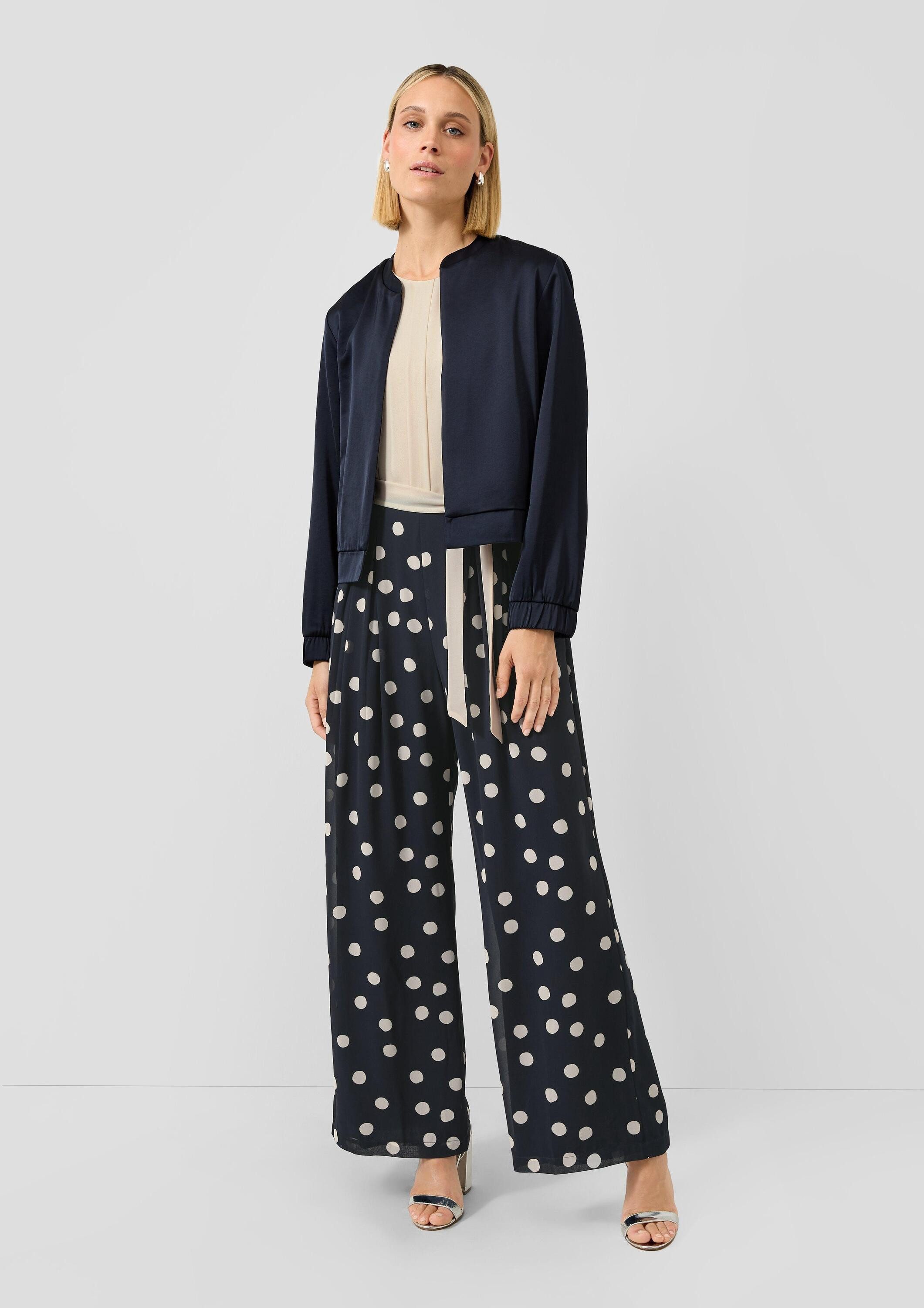 s.Oliver Jumpsuit Overall Ärmelloser Jumpsuit aus Chiffon