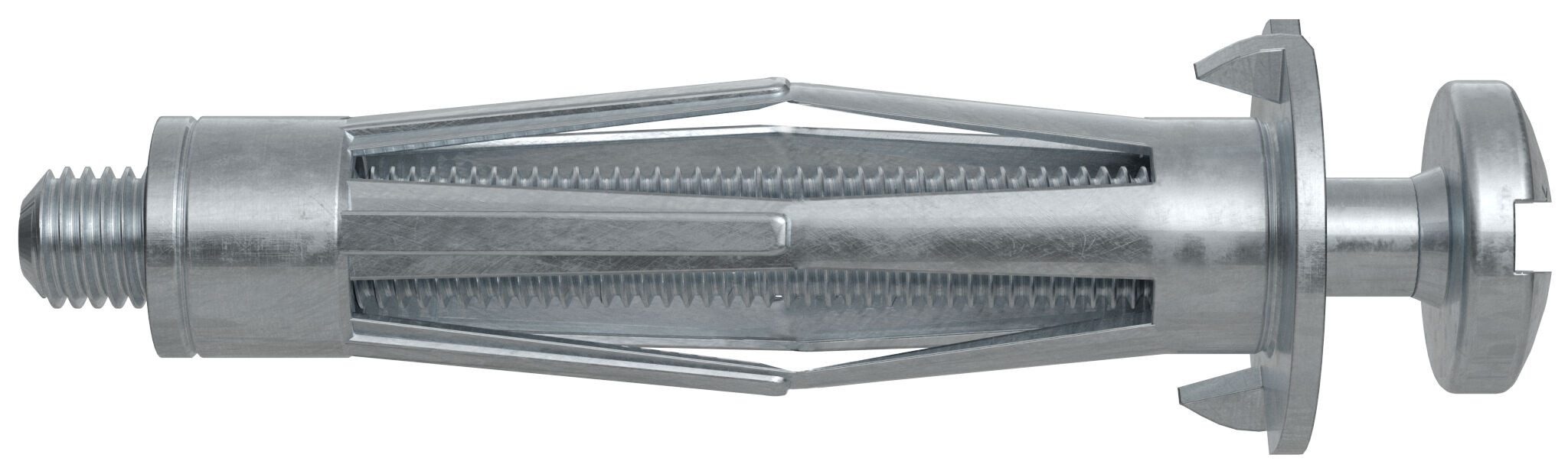 fischer Metall-Hohlraumdübel Hohlraum-Metalldübel HM S mit Schraube, (50-tlg)