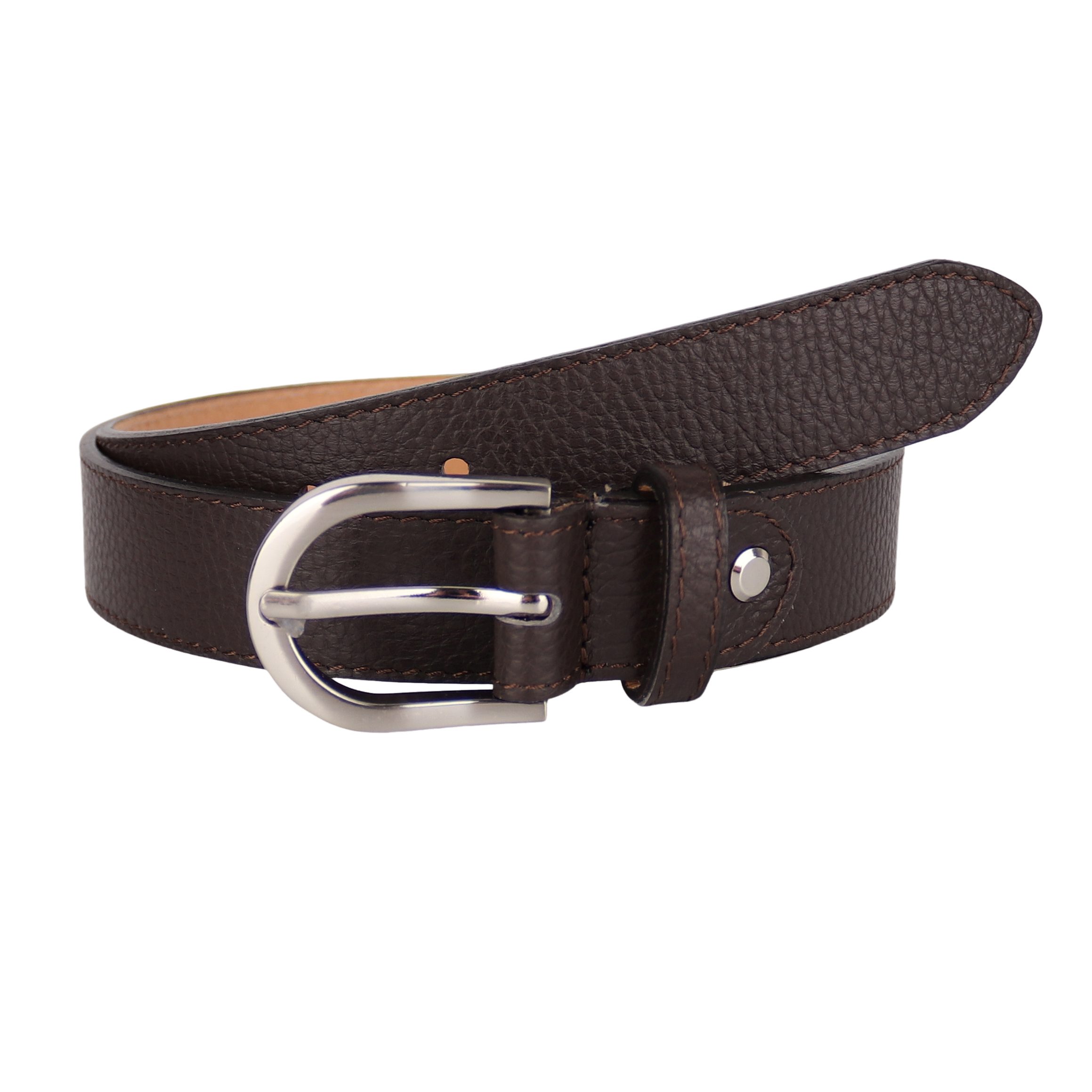 MIRROSI Ledergürtel Damen Herren Gürtel, Made in Italy, 3cm breit (Passt fast zu jeder Hosenschlaufe, aus Echtem Leder)
