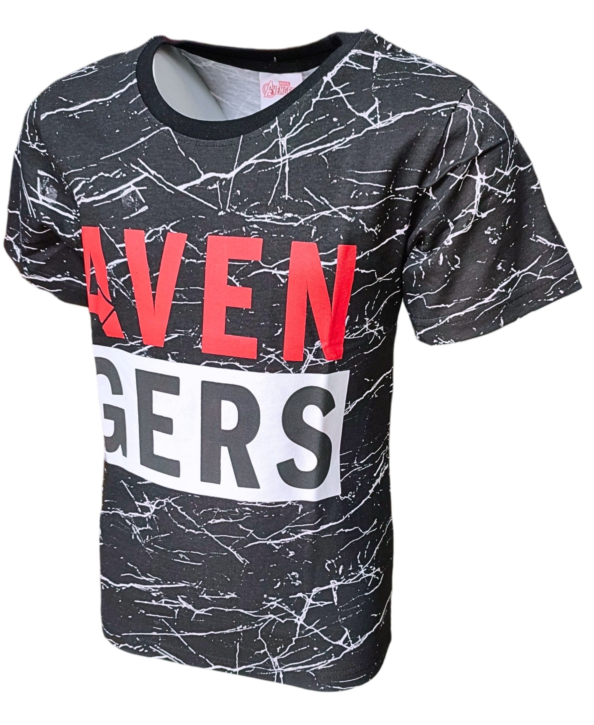 The AVENGERS T-Shirt Marvel Jungen Kurzarmshirt aus Baumwolle Gr.104- 134 cm