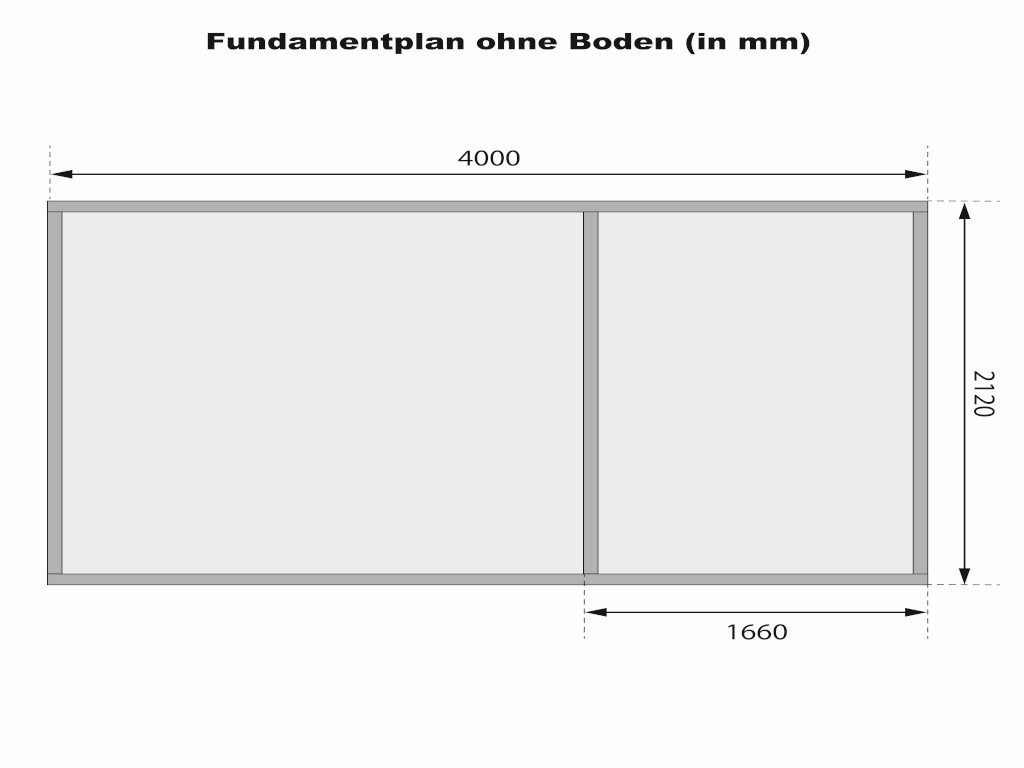 Karibu Gartenhaus Gartenhaus Zweiraumhaus Nordhorn 19 mm terragrau, BxT: 404x217 cm, 19 mm Wandstärke