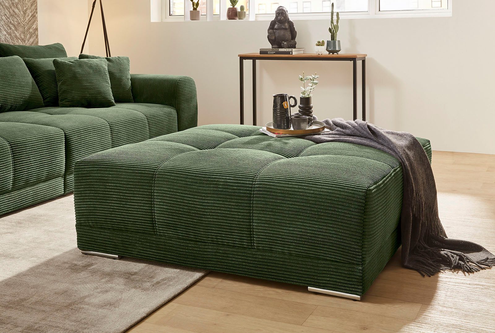 Jockenhöfer Gruppe Hocker Moldau XXL, B: 120 cm, Mega-Hocker im XXL-Format günstig online kaufen