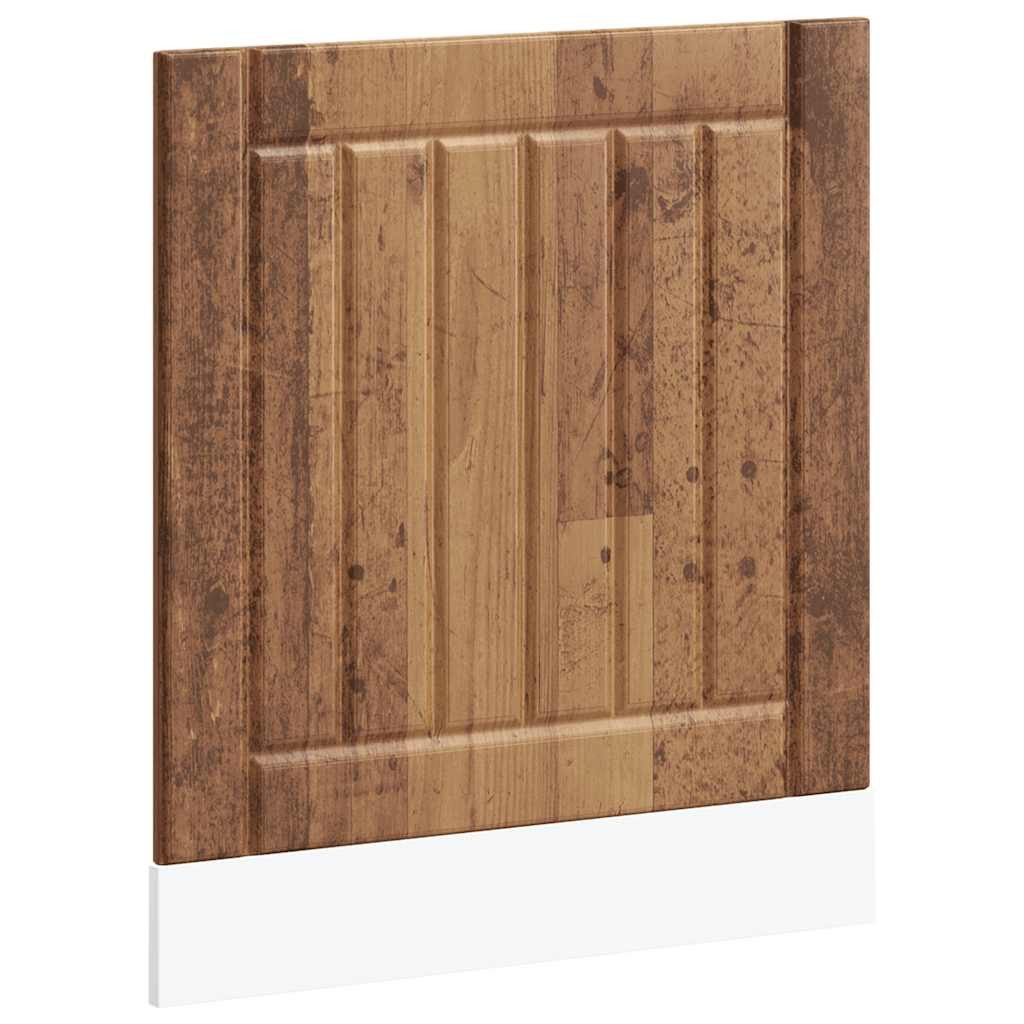 vidaXL Hängeschrank 60 x 15 x 67 cm Geschirrspülerblende Lucca Altholz-Optik Spanplatte