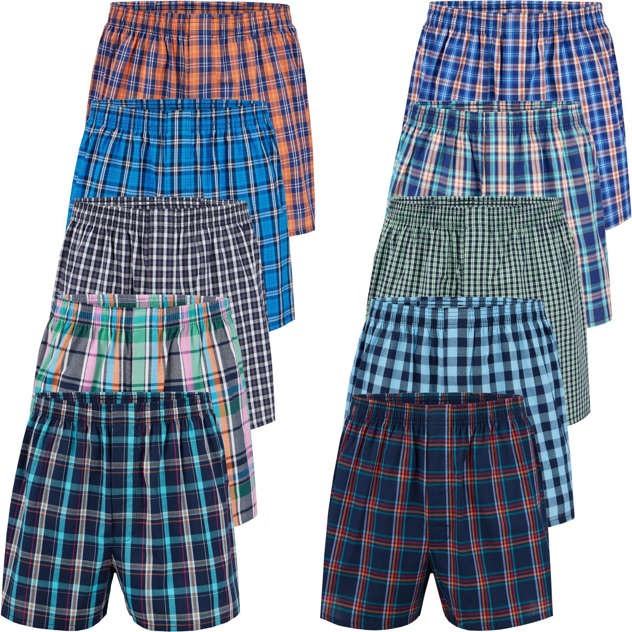 Boxershorts City Life Herren Boxershorts Shorts Boxer (10er Pack) Sparpack S - 4XL