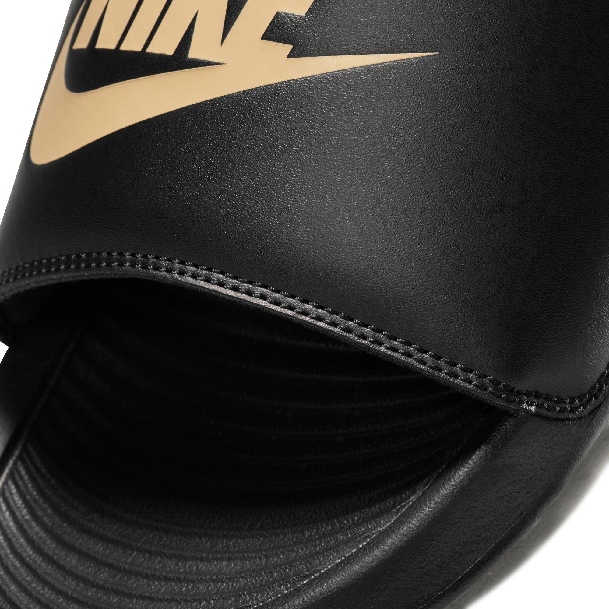 VICTORI Sportswear BLACK-METALLIC-GOLD-BLACK Nike ONE Badesandale