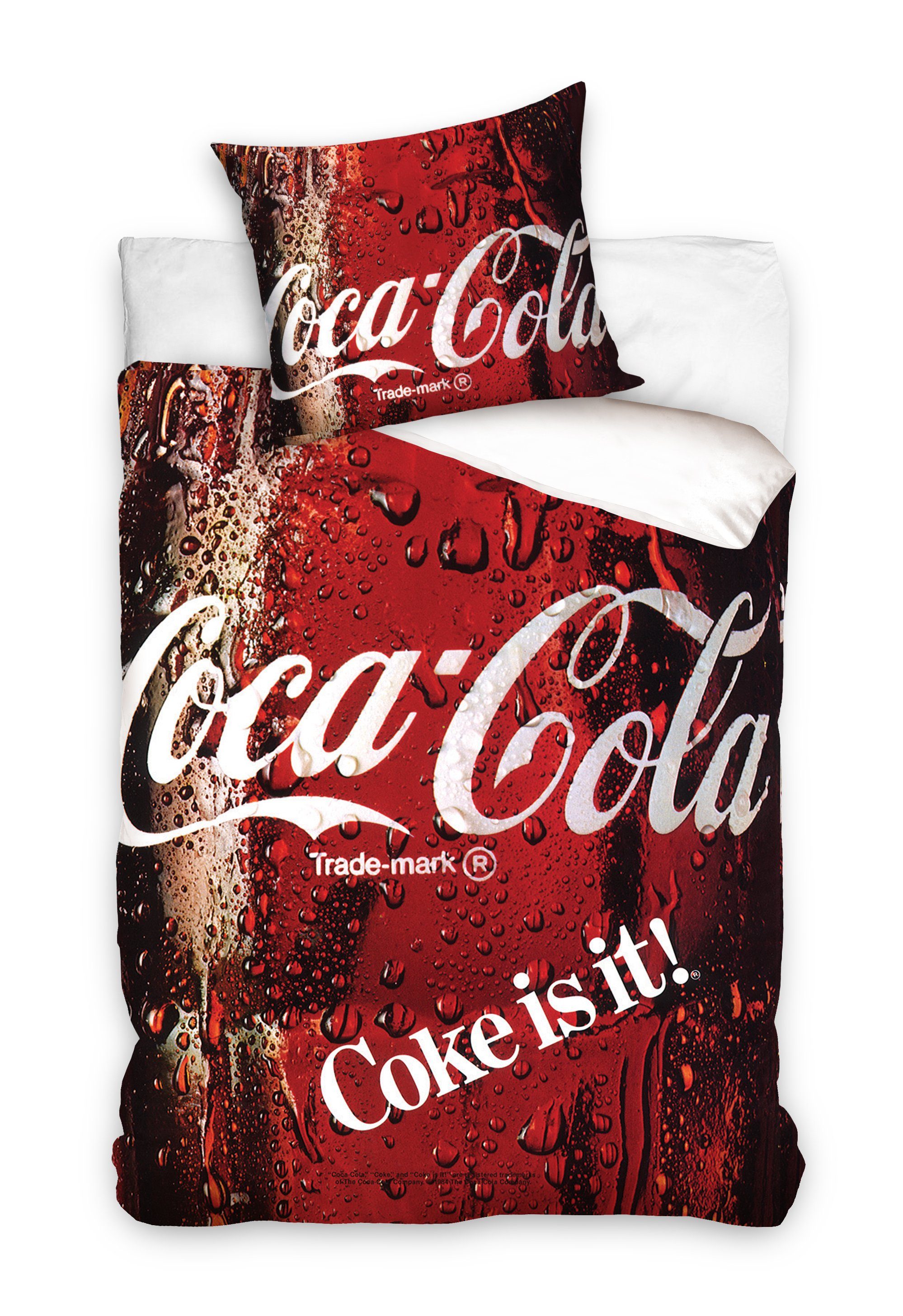 Bettwäsche Coca Cola Bettwäsche 135 x 200 cm, COCA COLA