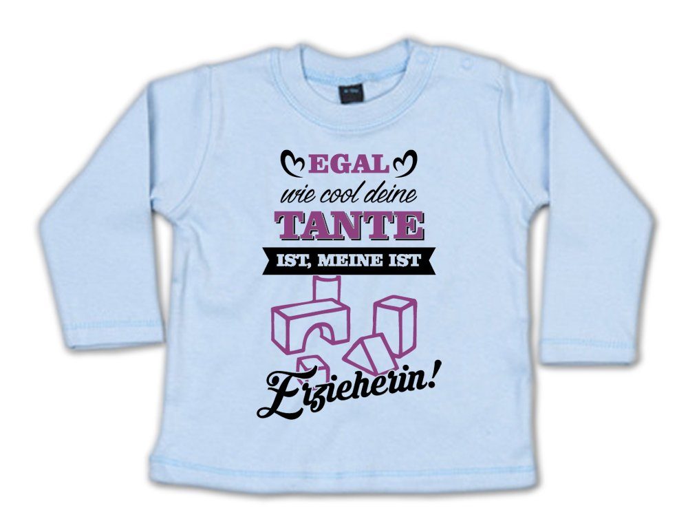 Ggraphics Longsleeve Egal wie cool Deine Tante ist, meine ist