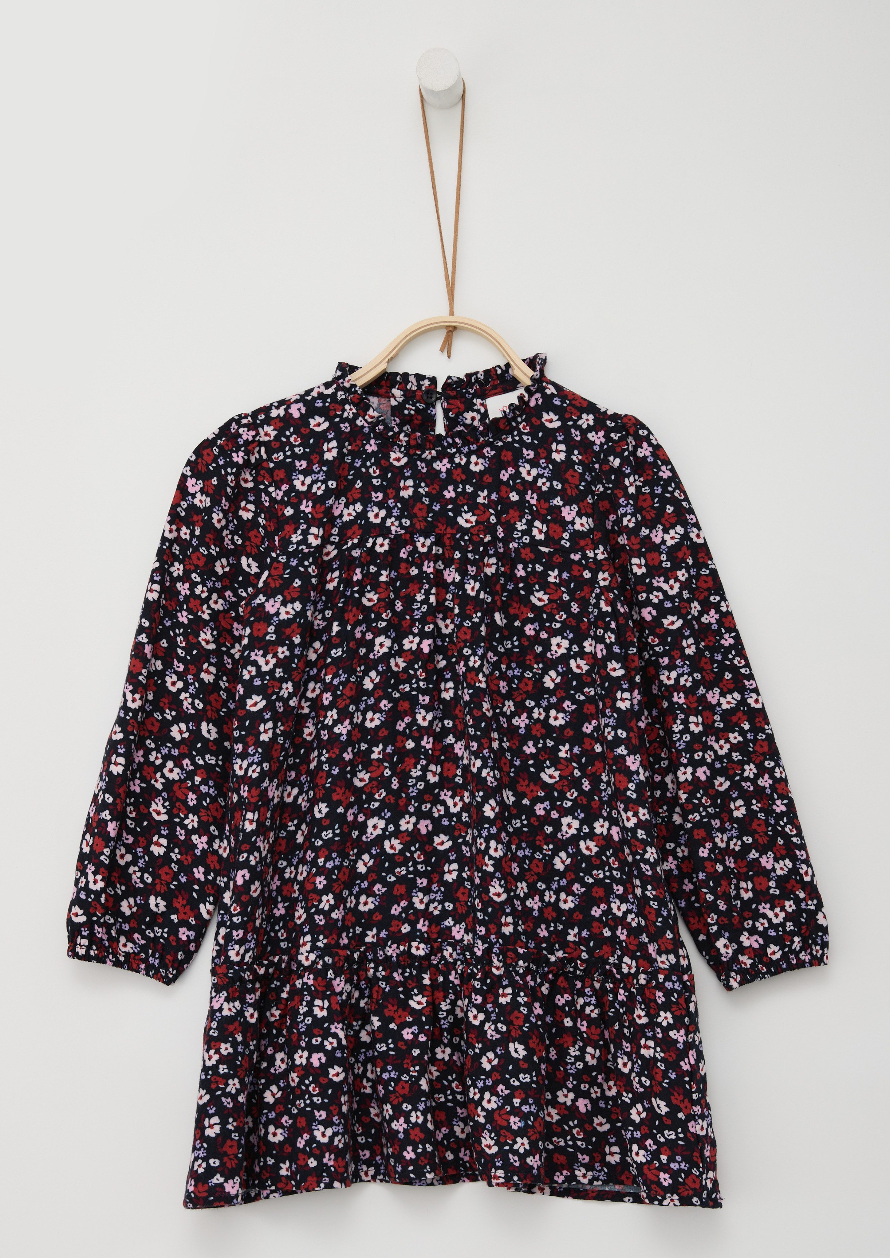 s.Oliver Junior A-Linien-Kleid mit All-Over Print günstig online kaufen