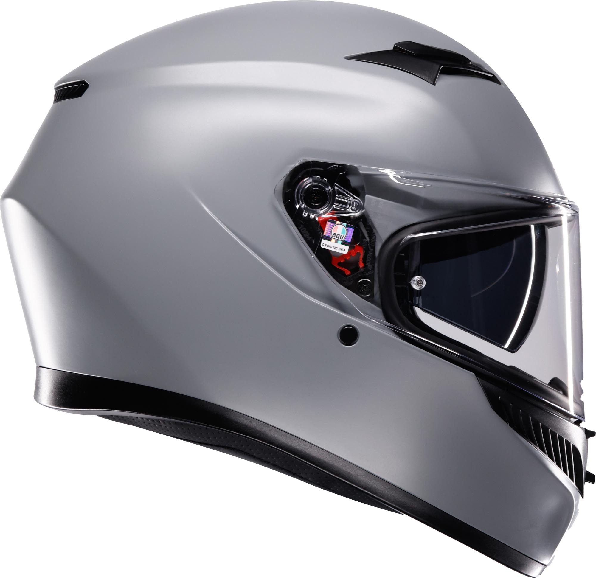 AGV Motorradhelm K3 Mono Helm, vorbereitet für Kommunikationssystem,integriertes Sonnenvisier