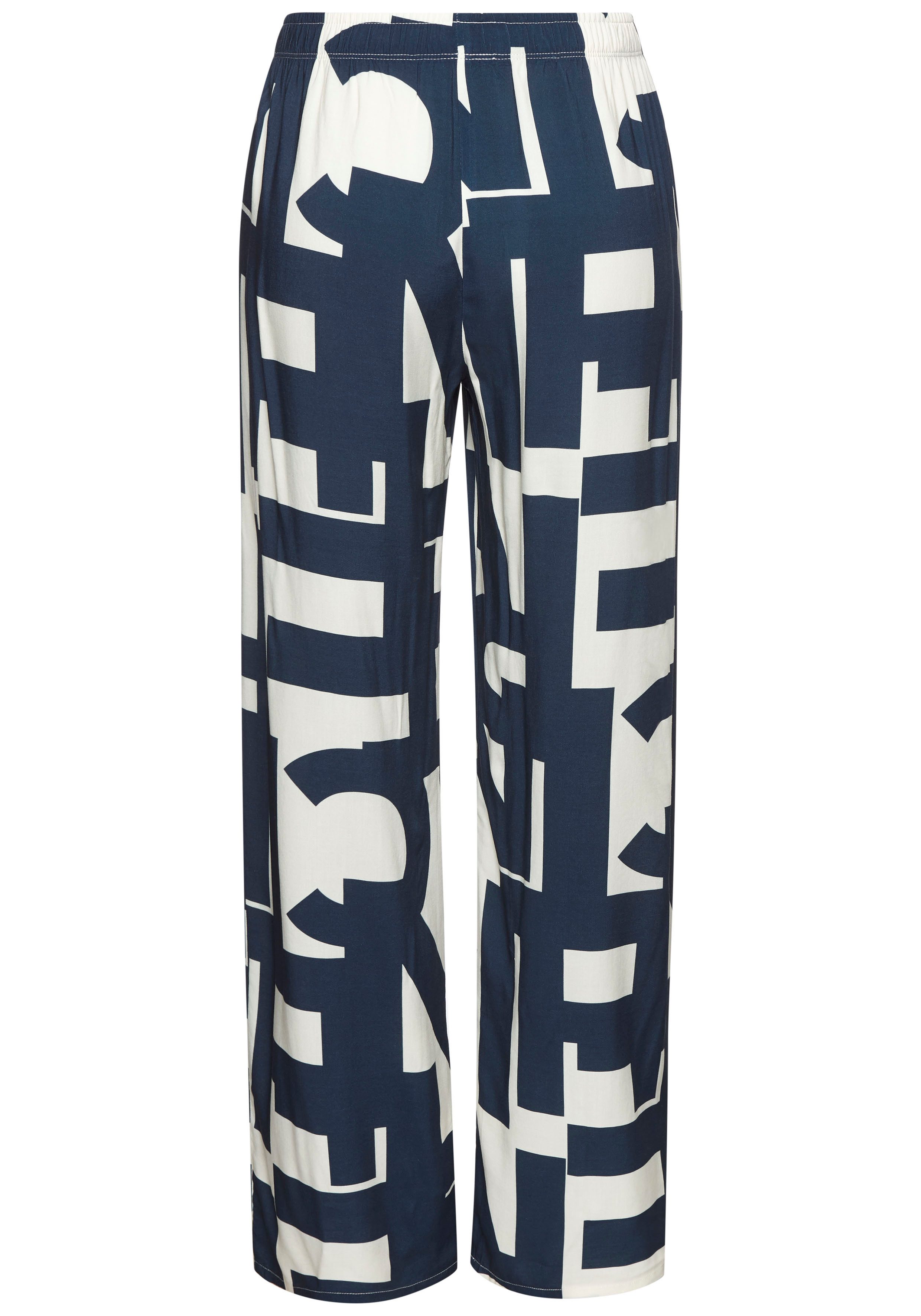 French Connection Pyjamahose Gewebte Hemdenqualität aus Viskose