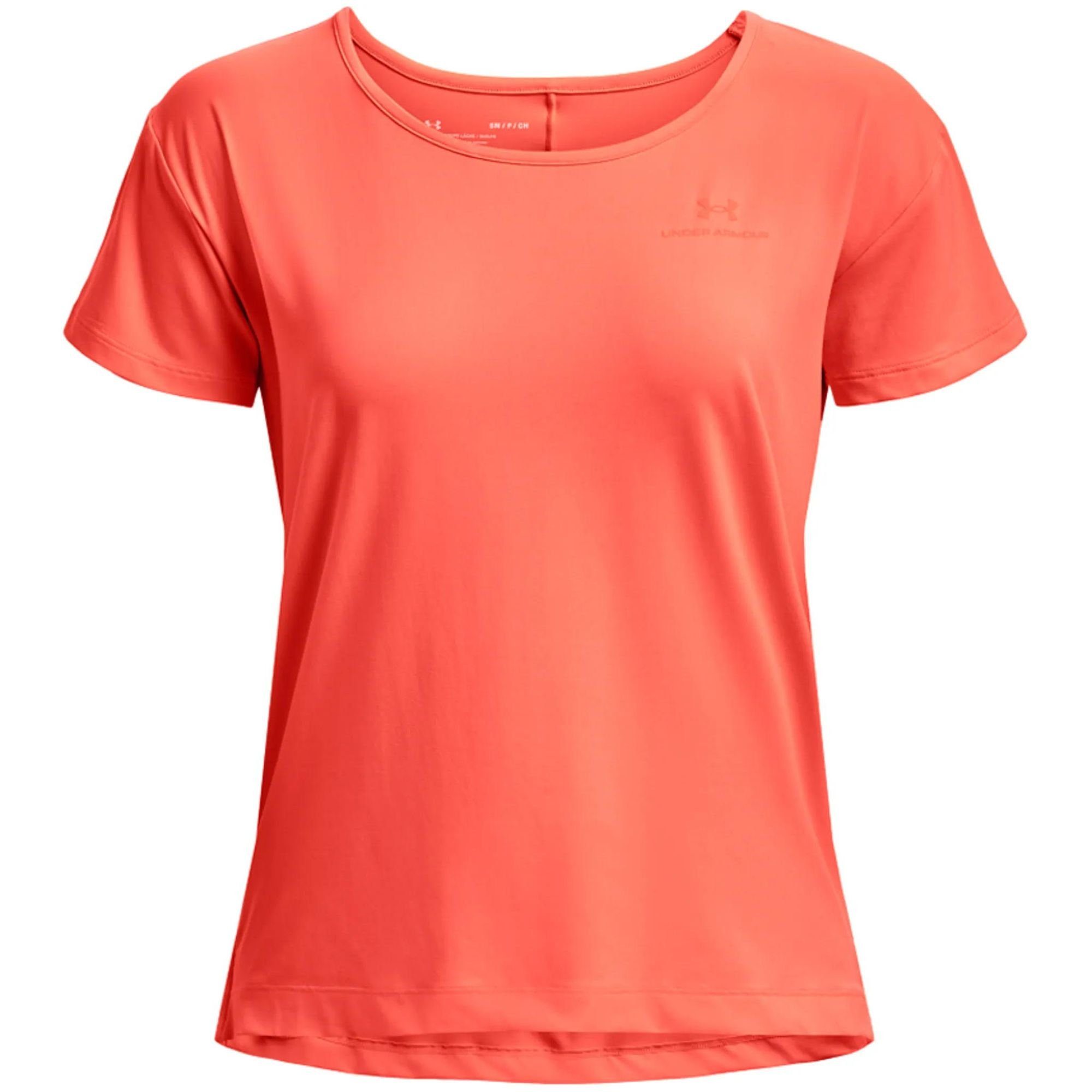 Under Core Orange Rush Kurzarm T-Shirt T-shirt Armour® Energy Damen