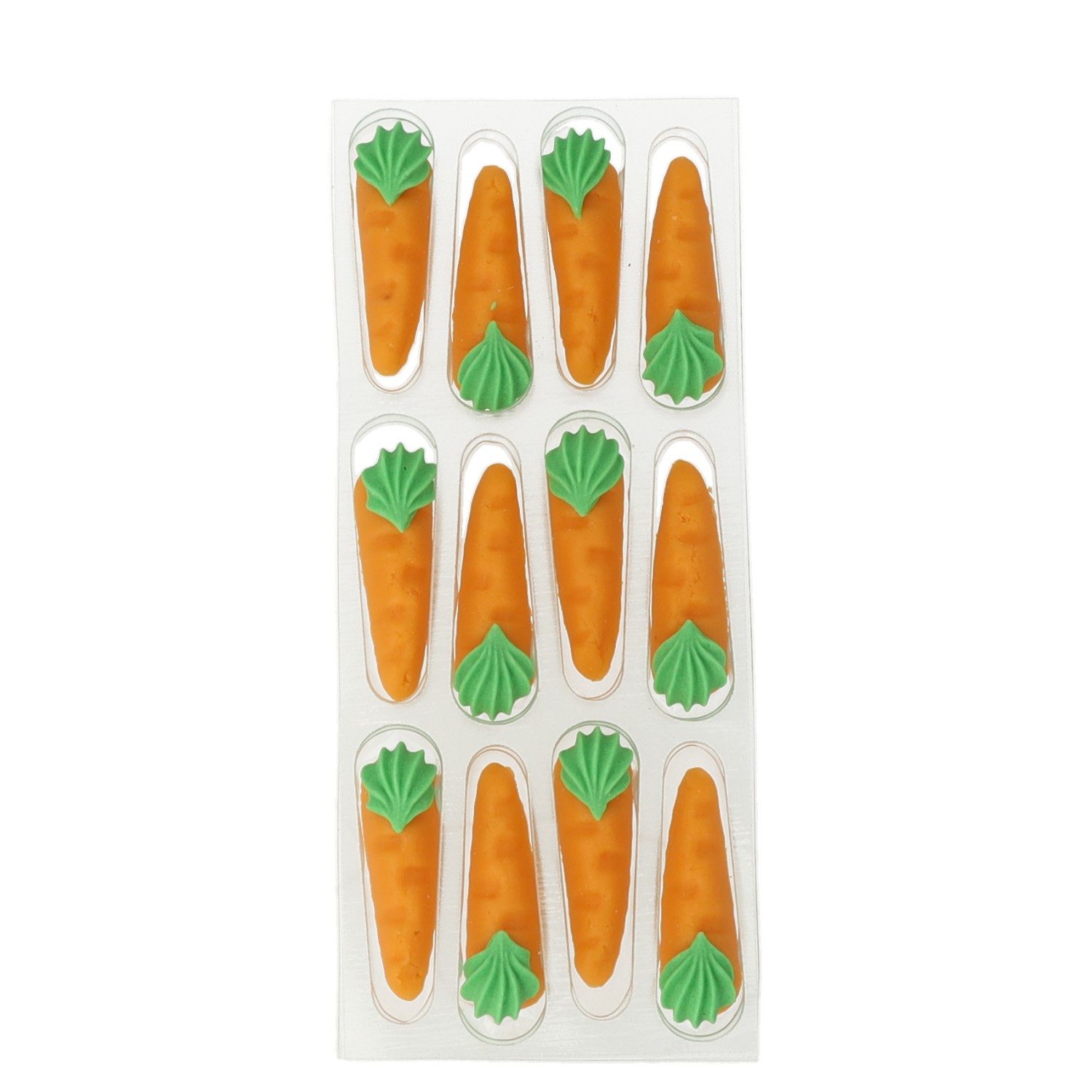 PICKERD Backdekoration PICKERD Lieblings-Dekor Rübli handgemachte Marzipan-Möhren 12 Stück