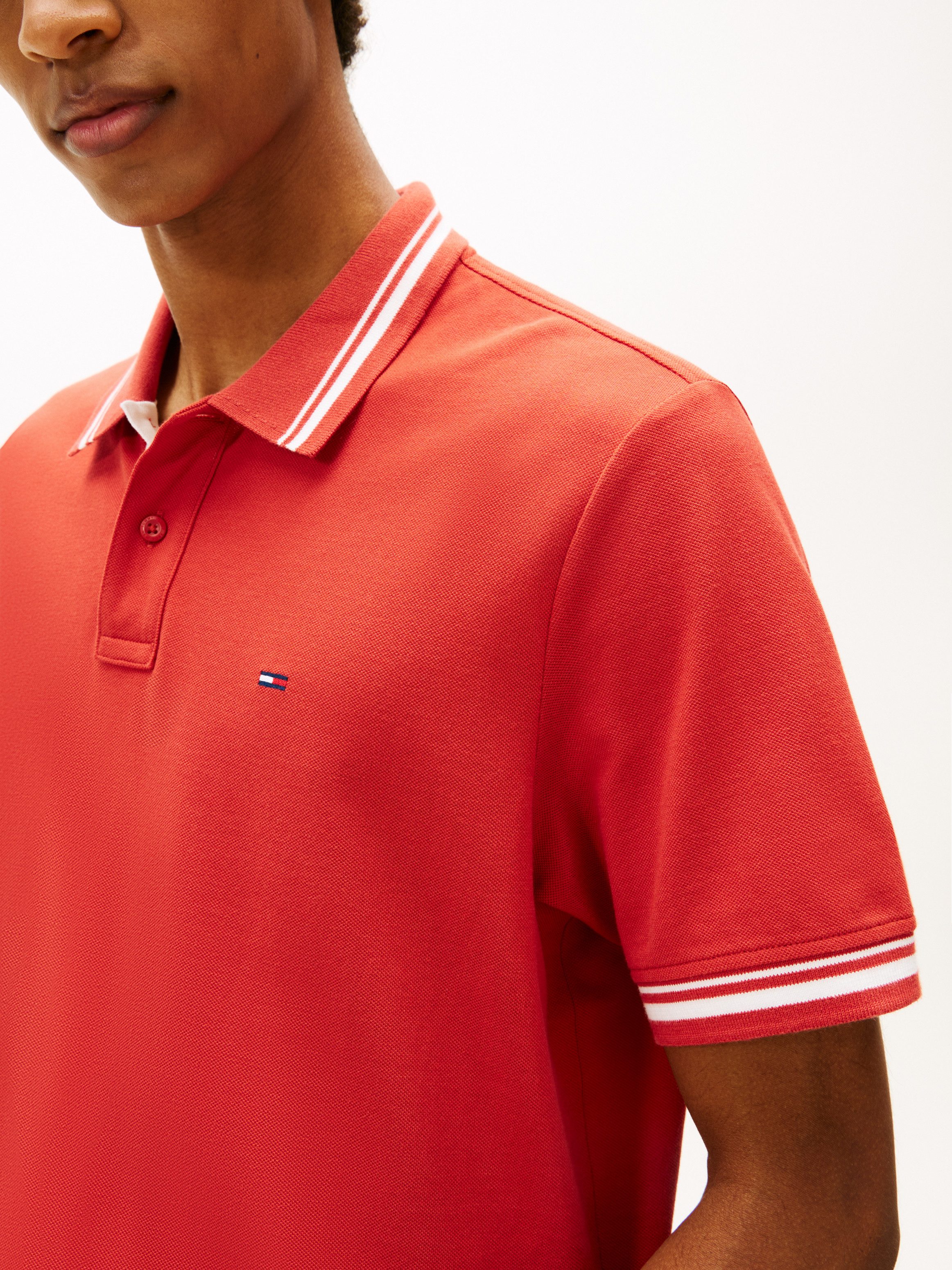 Tommy Jeans Poloshirt TJM REG TIPPED POLO EXT Mit Rundhalsausschnitt günstig online kaufen