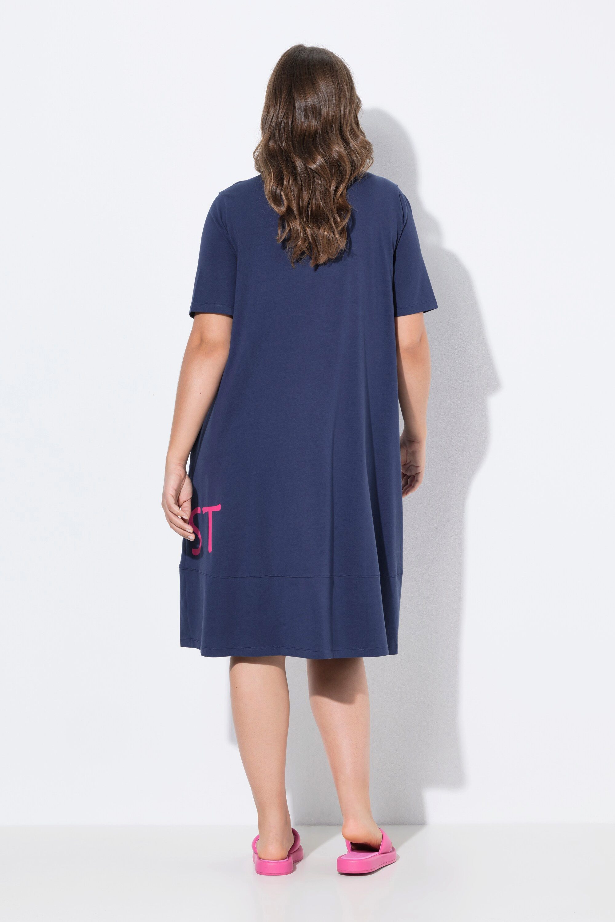 Laurasøn Jerseykleid Jerseykleid Rundhals Halbarm