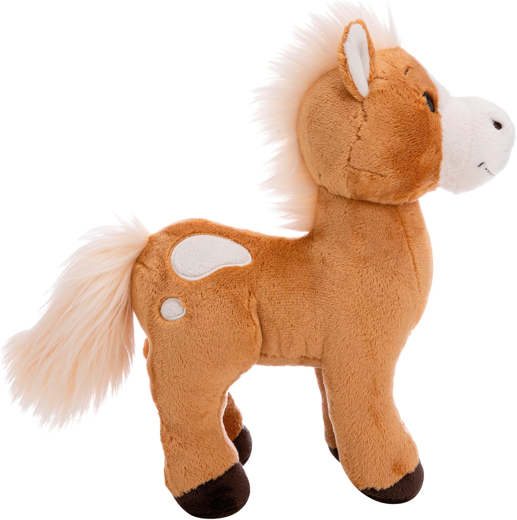 Nici Kuscheltier Farm Friends, Pferd braun Holly K. Pony, 27 cm stehend, enthält recyceltes Material