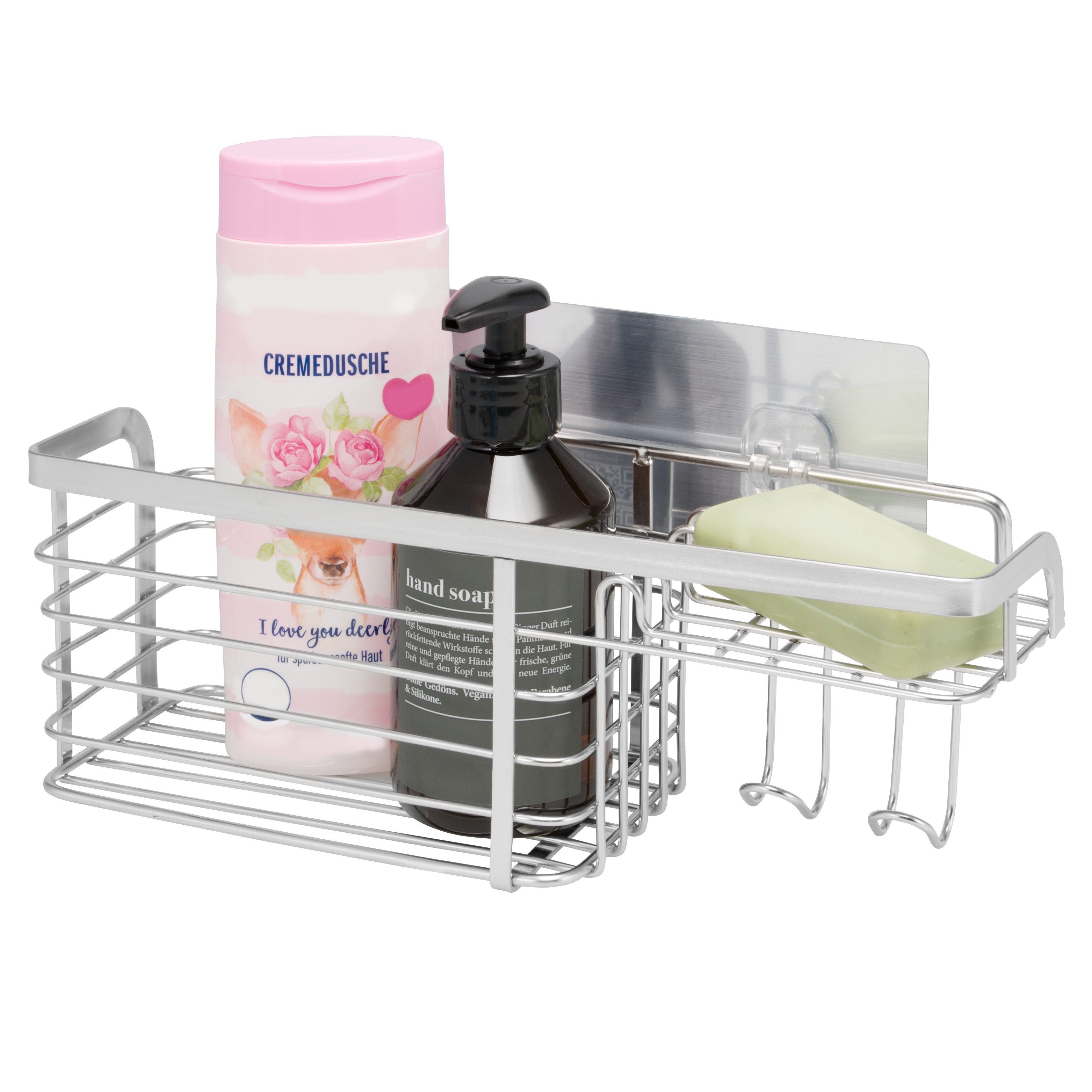 bremermann Duschablage Ablagekorb mit Haken, Duschkorb ELENA selbstklebend günstig online kaufen