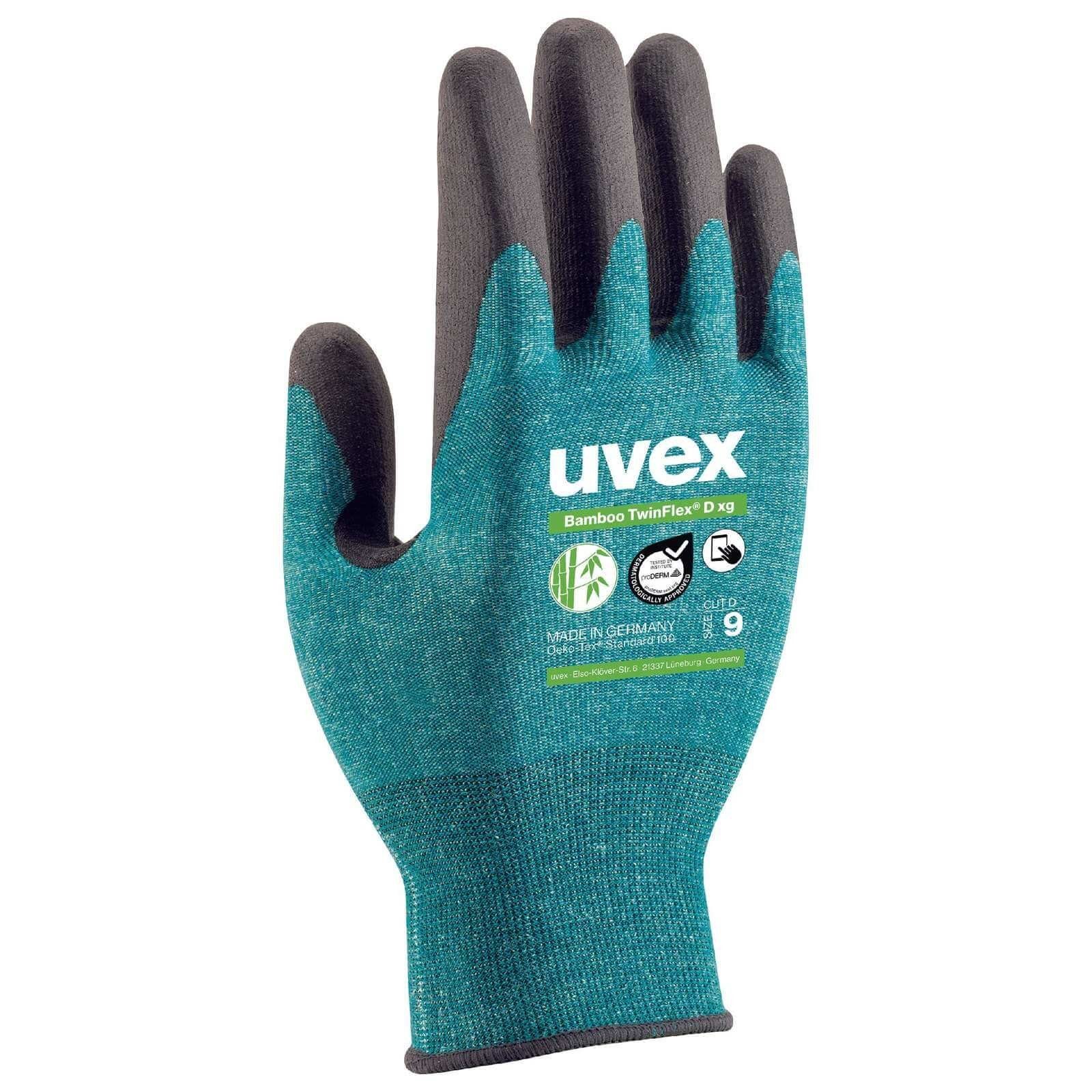 xg Bamboo Schnittschutzhandschuhe Cut D Uvex TwinFlex 5 uvex Mechaniker-Handschuhe (Spar-Set) D Paar 60090