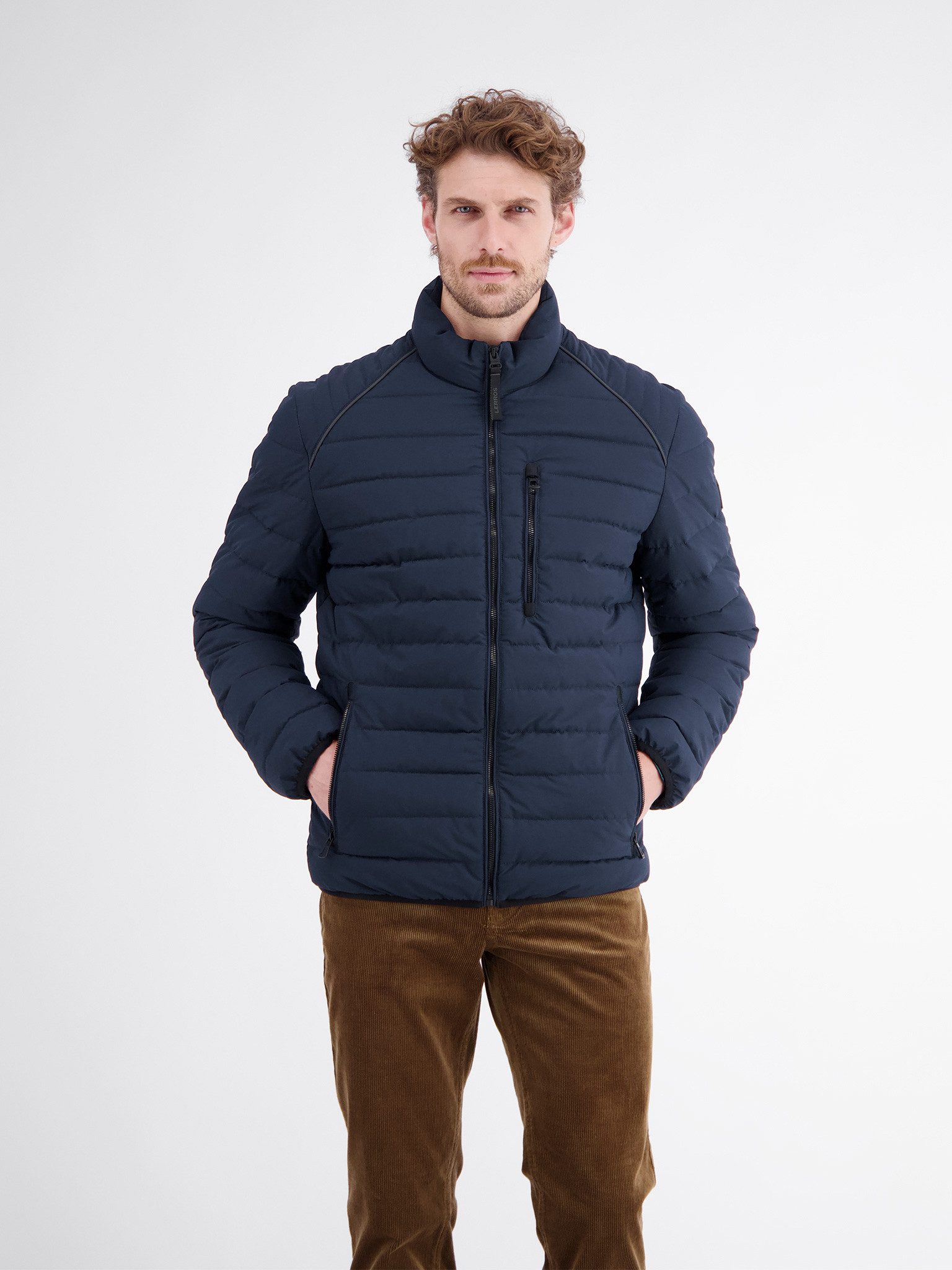 LERROS Blouson Light Weight mit Reißverschluss und Stehkragen