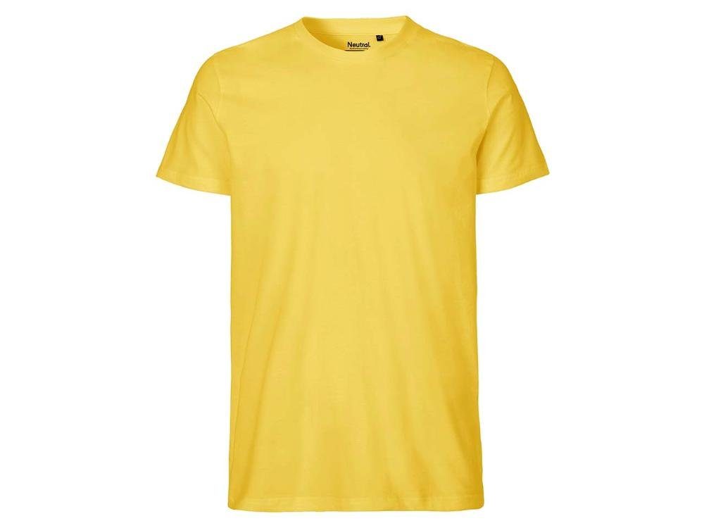 Neutral T-Shirt Neutral Bio-Herren-T-Shirt mit Rundhalsausschnitt yellow | T-Shirts