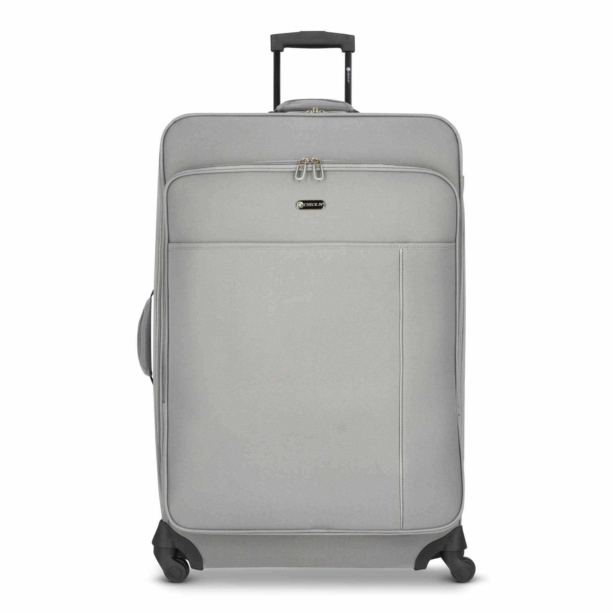 CHECK.IN® Weichgepäck-Trolley Sevilla, 4 Rollen, Polyester grey