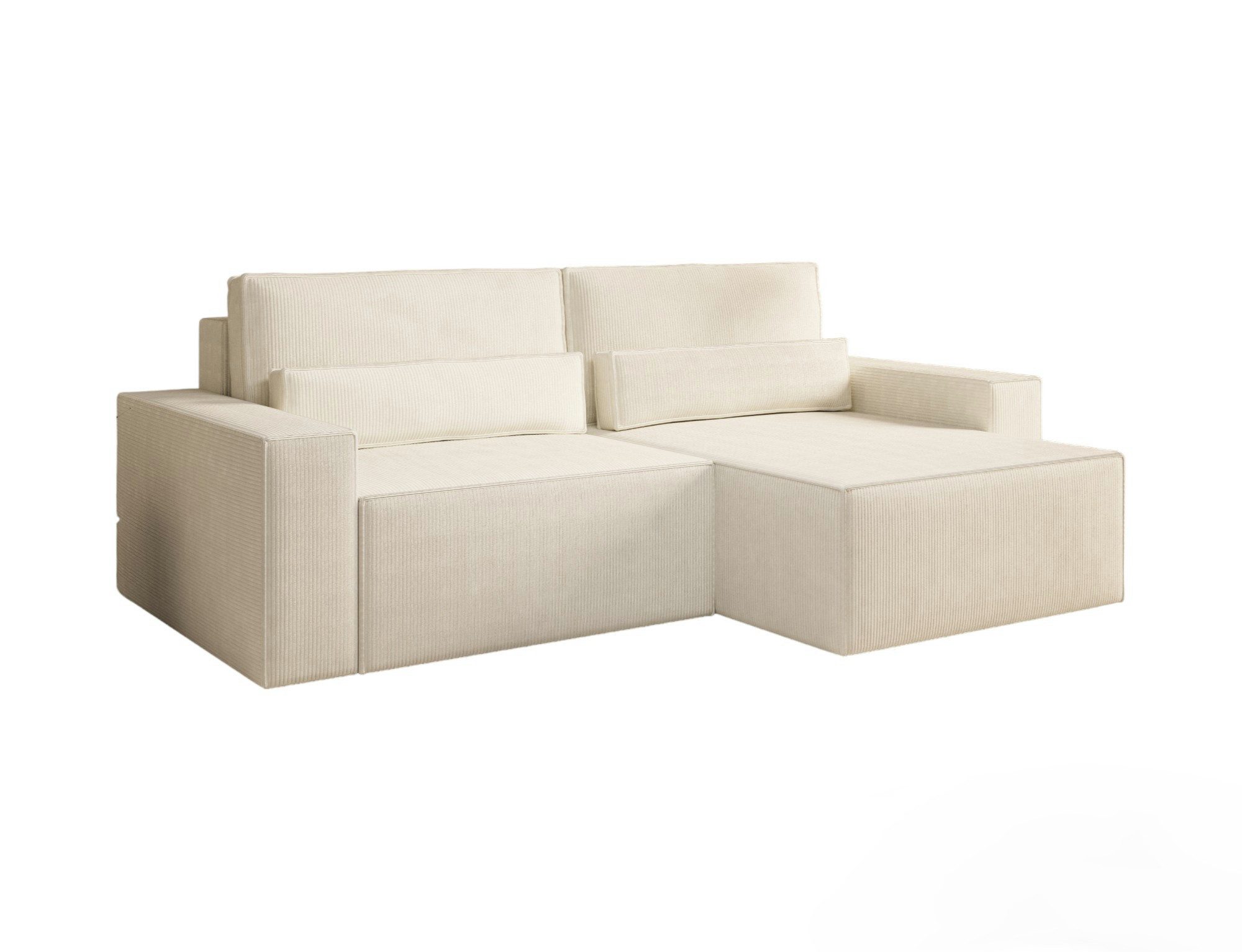 MOEBLO Ecksofa DENVER MINI aus Cord, günstig online kaufen