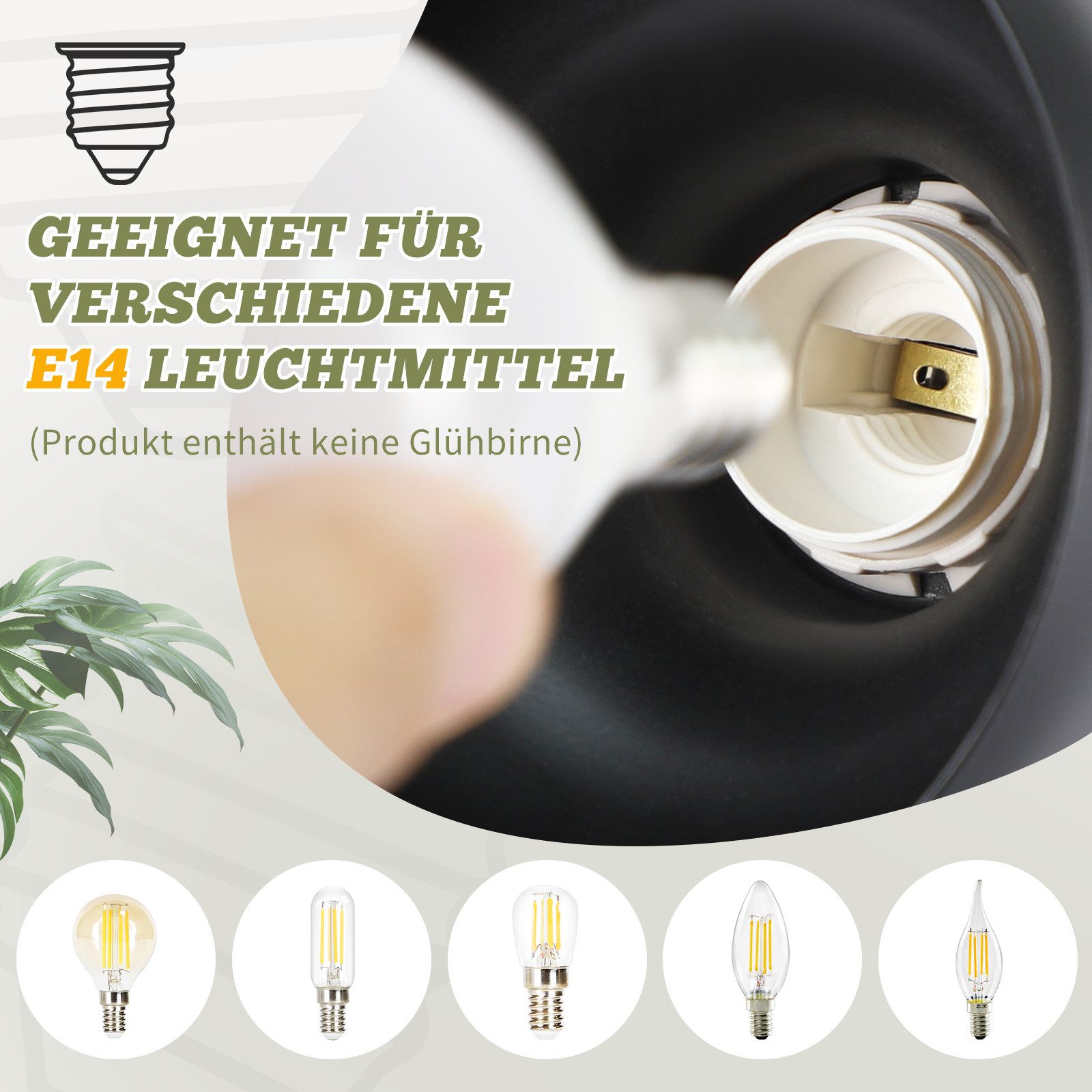 Nettlife Deckenstrahler Vintage E14 Innen Industrial günstig online kaufen
