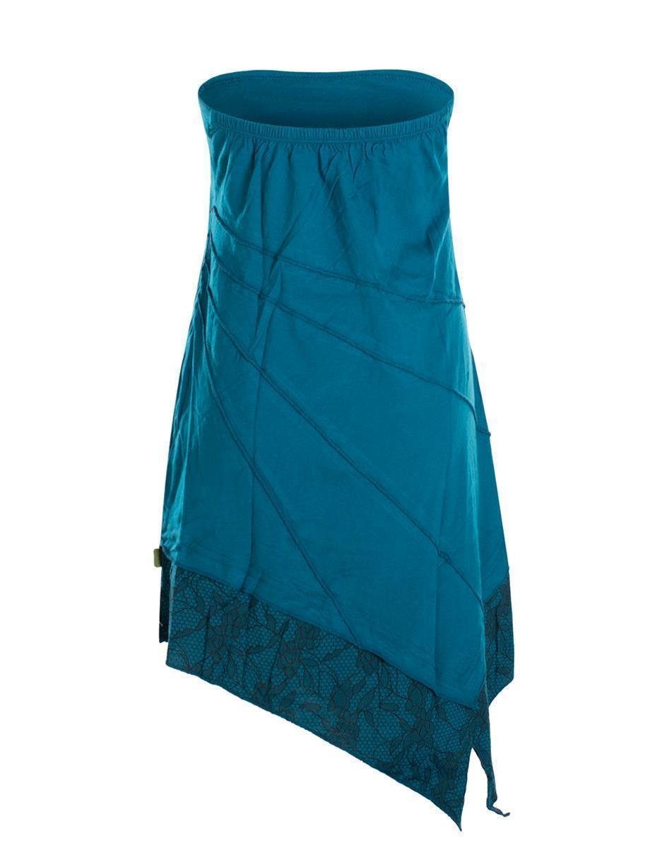 Vishes Sommerkleid Mini Bandeau Kleid Sommerkleid Patchworkkleid Tunika, Bo günstig online kaufen