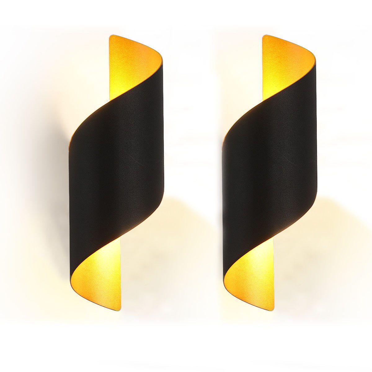 oyajia Wandleuchte 10W LED Wandleuchte, Spiralförmige günstig online kaufen