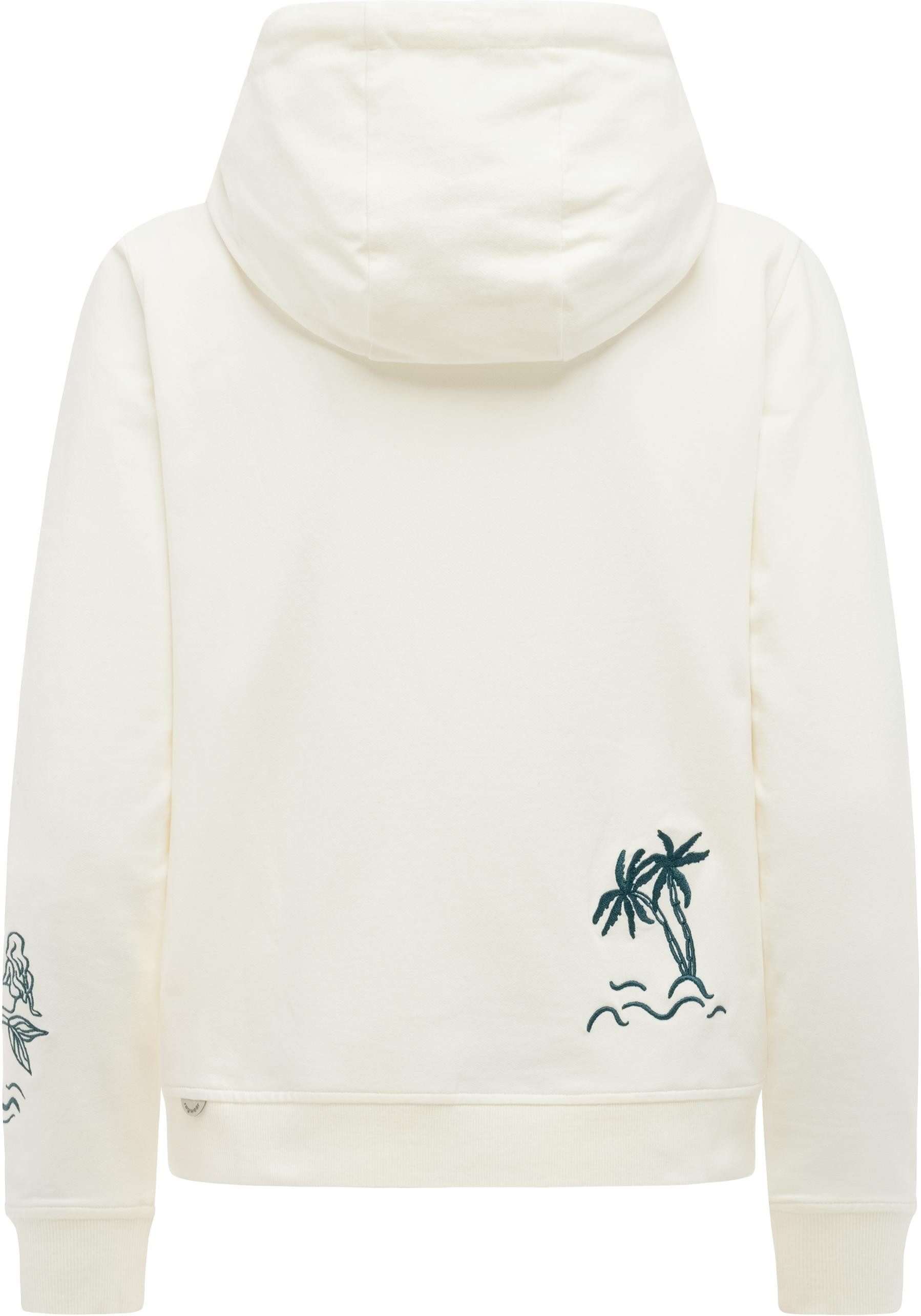Ragwear Sweatjacke Parya Embro Damen Zipper mit Stickereien