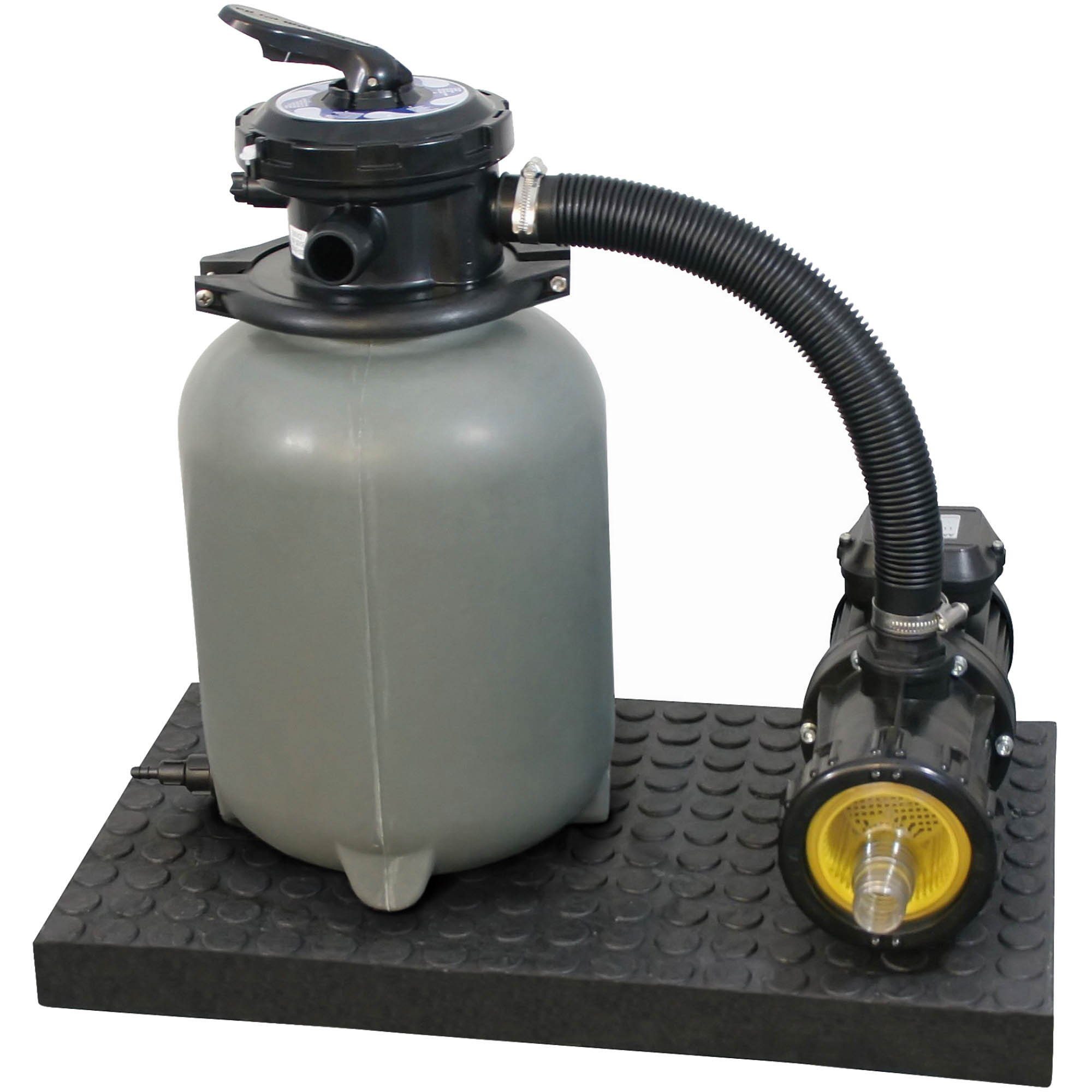 Waterman Sandfilteranlage Sandfilteranlage 4 m³/h Pumpenleistung, 6-Wege-Ven (Komplett-Set, 1 St), Topmount Ventil
