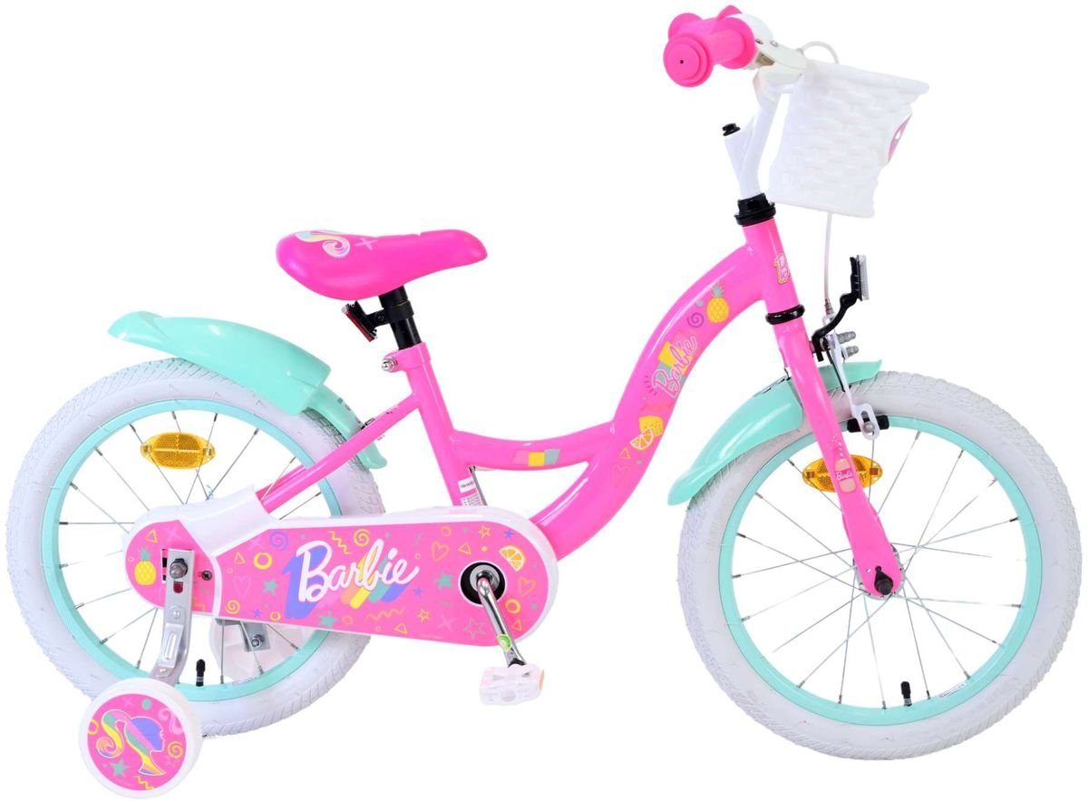 Kinderfahrrad 16 Zoll Kinder Mädchen Fahrrad Mädchenfahrrad Rad Barbie 31654-SACB