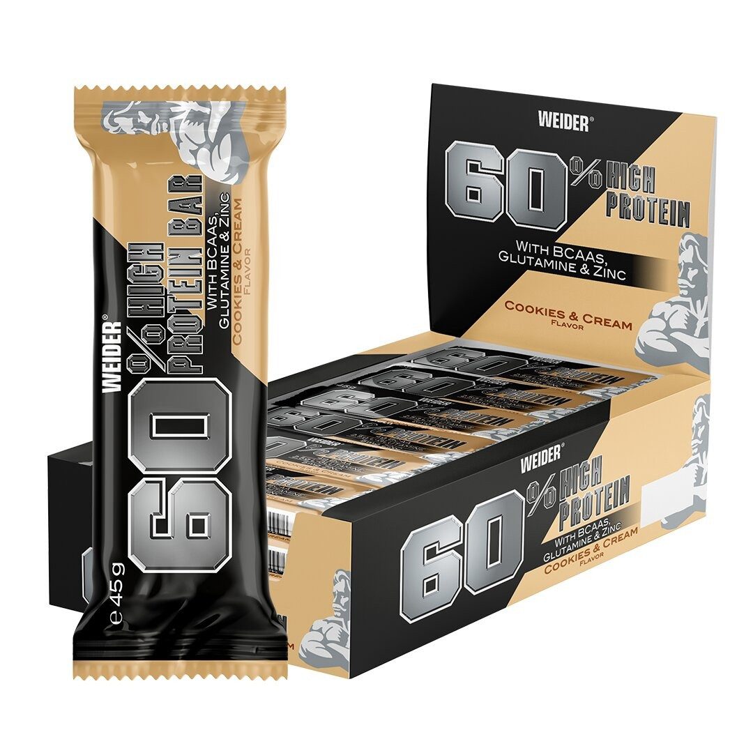 WEIDER® Weider Proteinriegel mit Eiweiß und Kohlenhydraten Bar