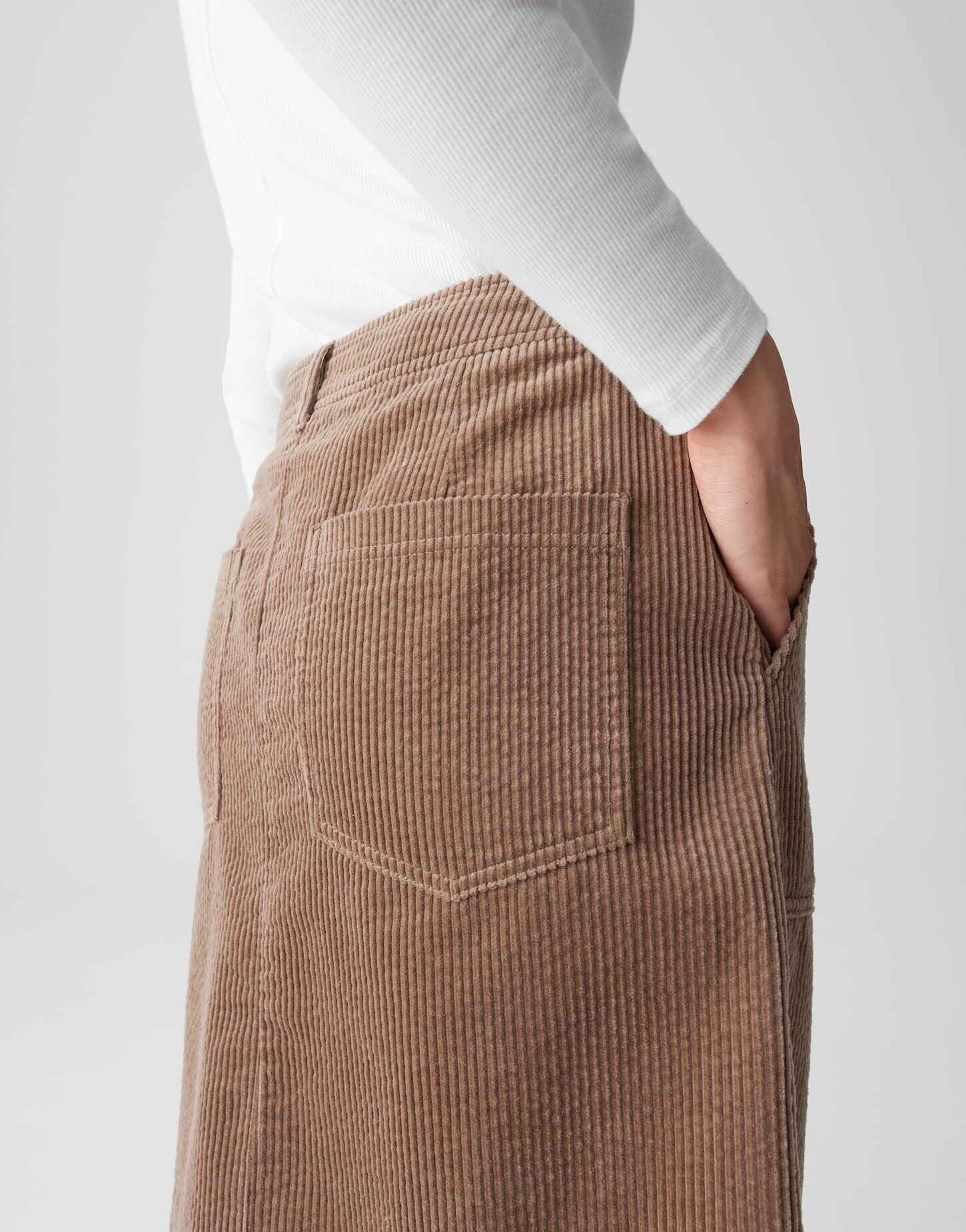 OPUS Minirock REAH Cord aus 100% BCI Cotton