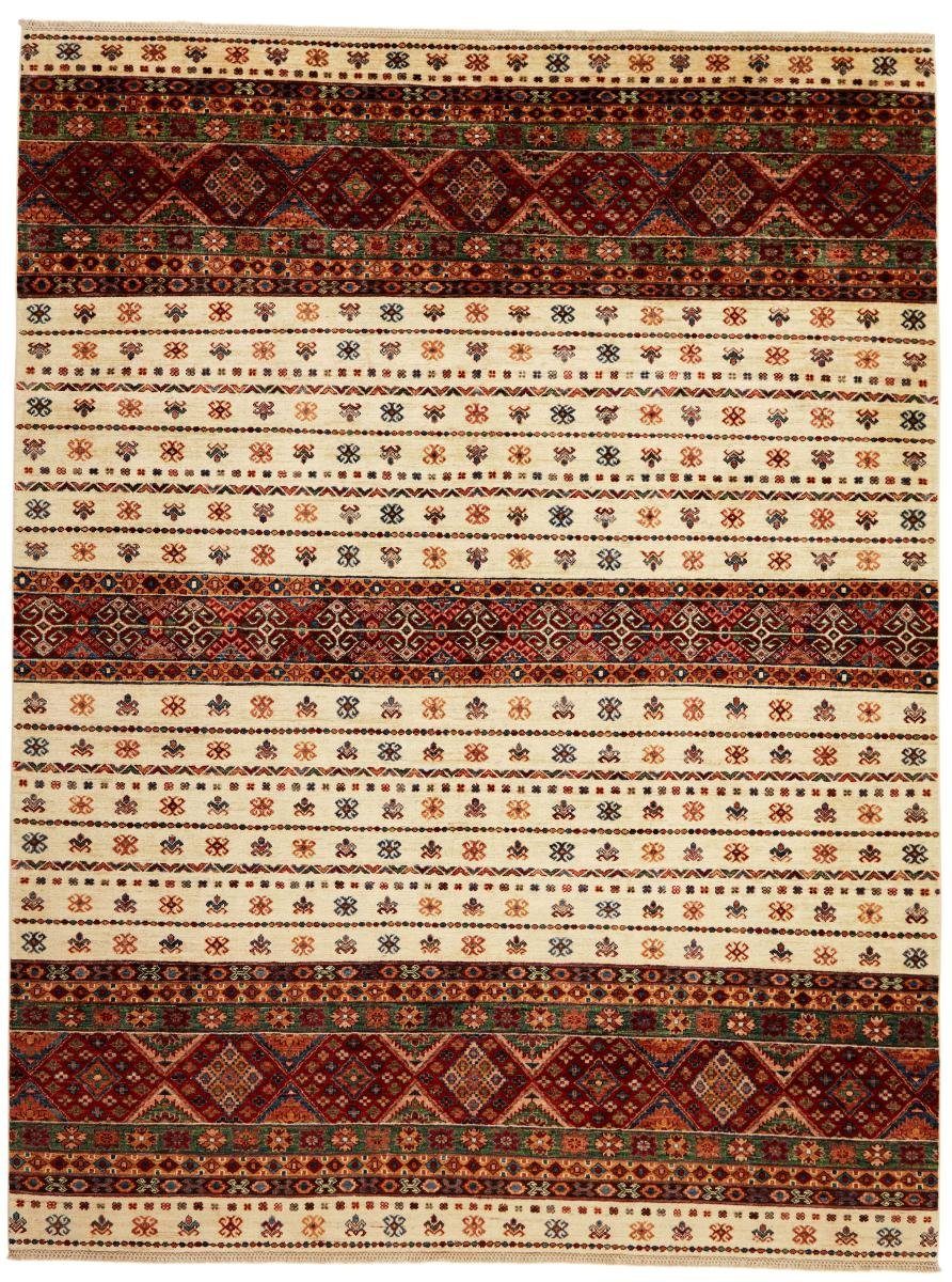 Orientteppich Arijana Shaal 221x287 Handgeknüpfter Orientteppich, Nain Trading, rechteckig, Höhe: 5 mm