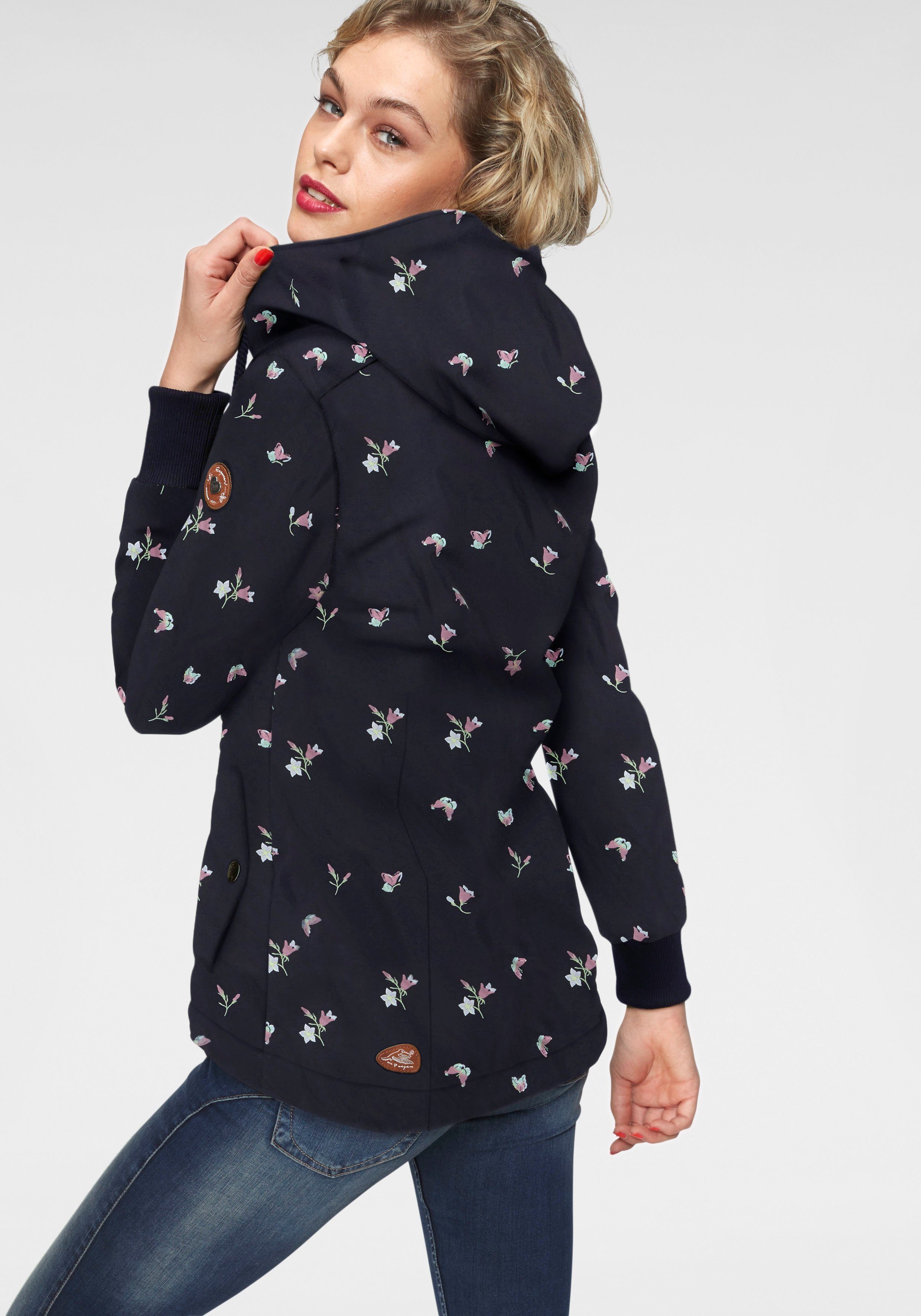 Ragwear Outdoorjacke DANKA Urban Streetwear- Übergangs-Style mit Kapuze