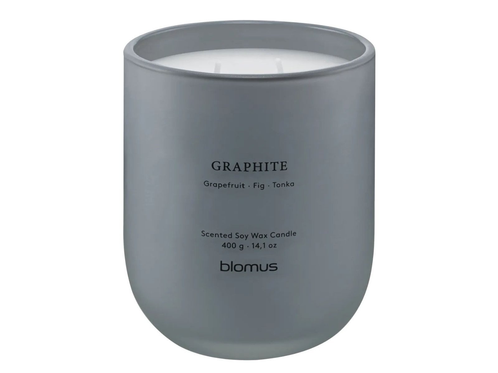 blomus Duftkerze TUOKSU Duftkerze L Graphite sharkskin 11cm