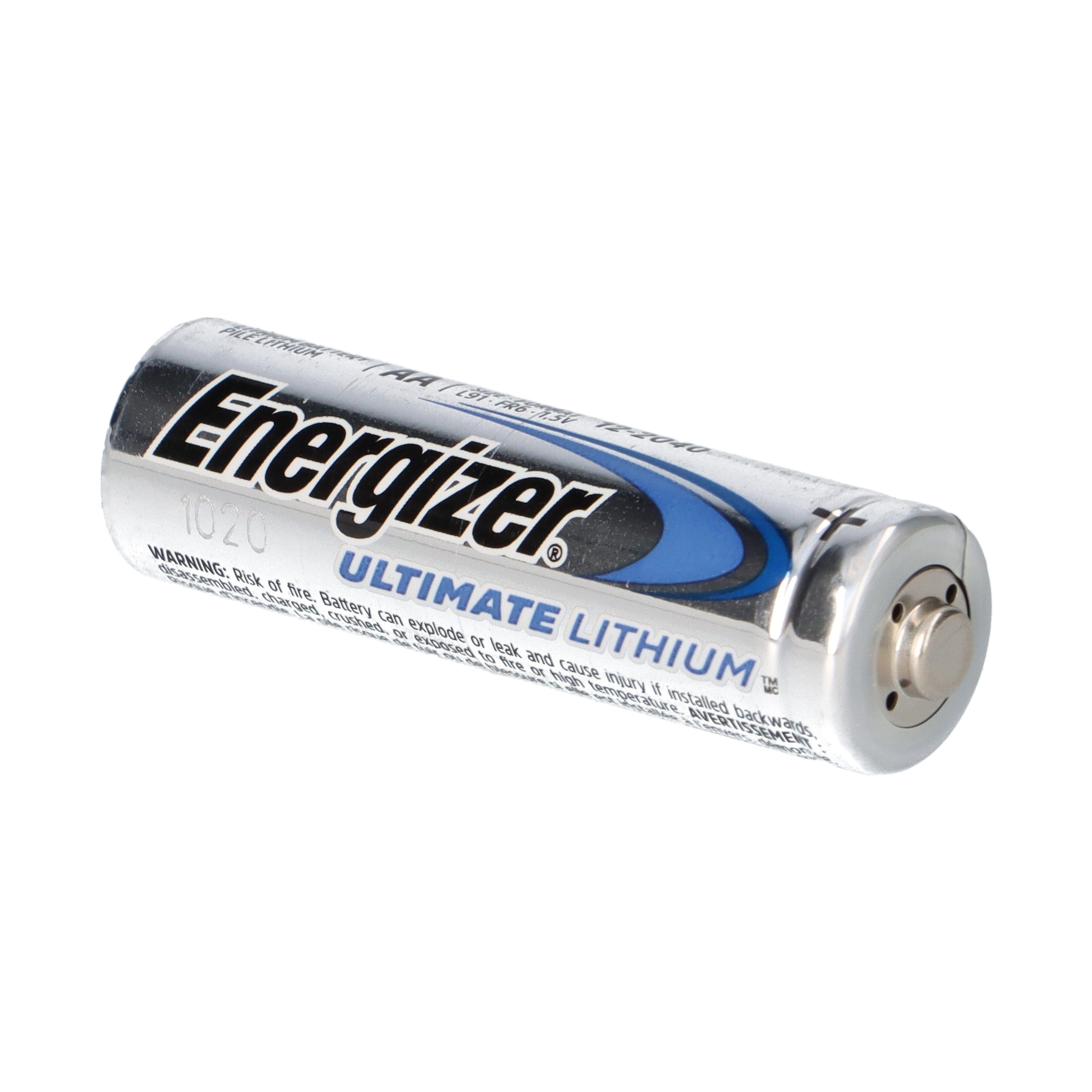 LR06 Energizer Energizer 1.5V Ultimate AA Batterie 10x Lithium Batterie