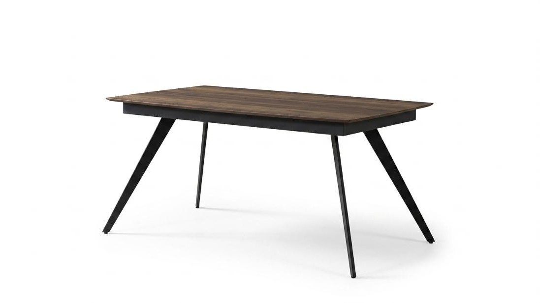 Xlmoebel Stehtisch Moderner Ausziehtisch in Braun und Schwarz für das Esszimmer, Made in Europa