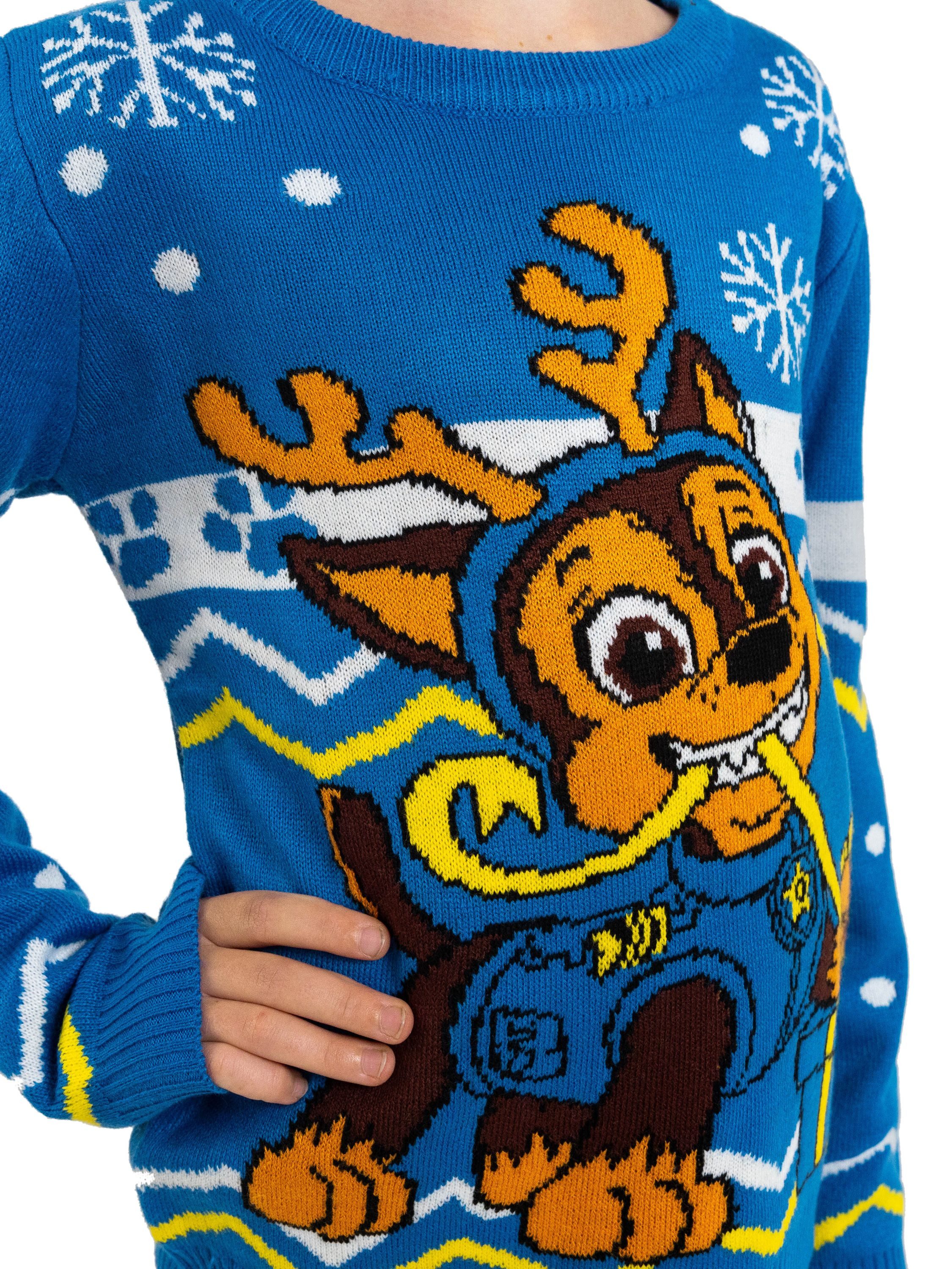 United Labels® Weihnachtspullover Paw Patrol - Chase - Ugly Sweater