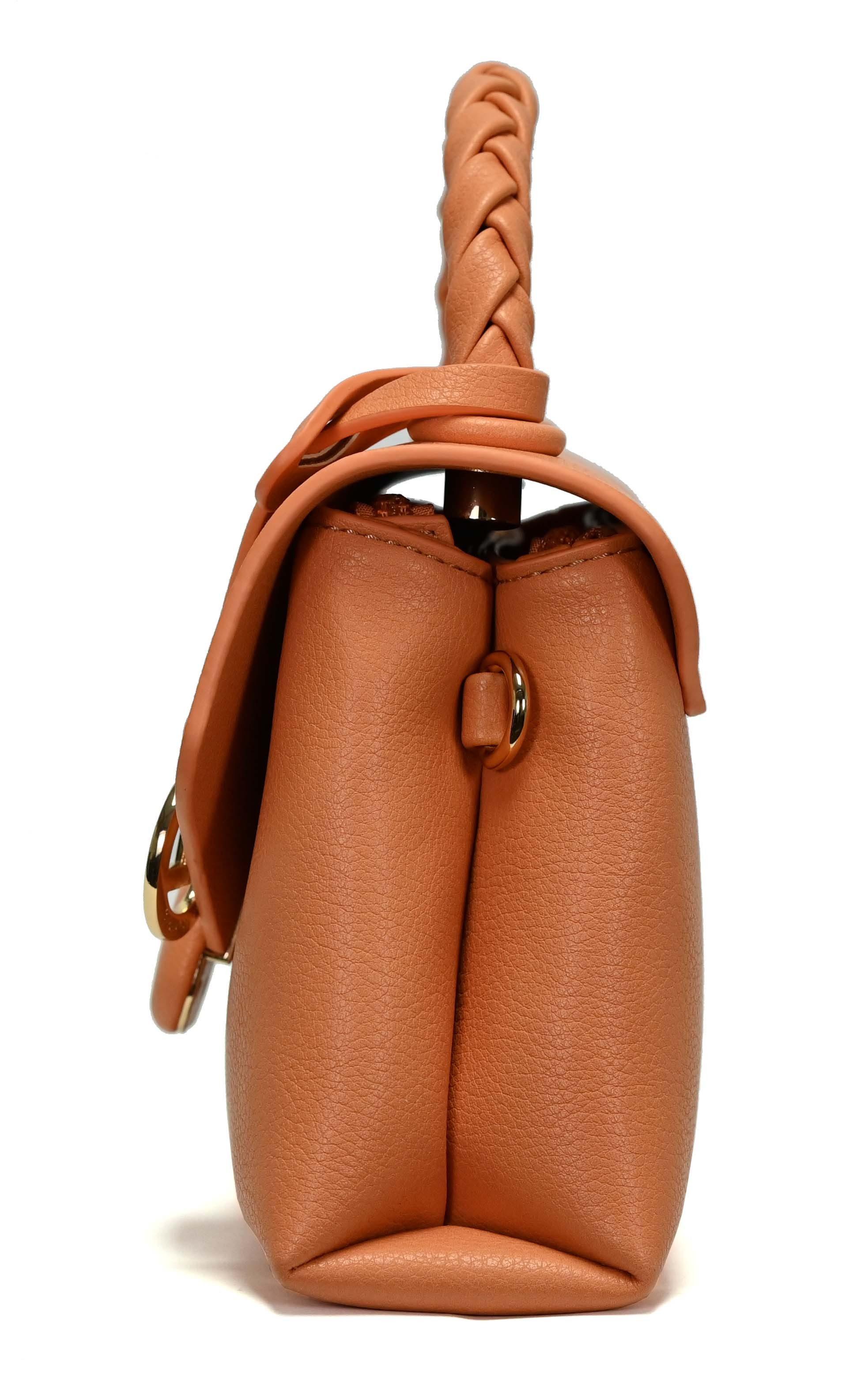 L. CREDI Umhängetasche L.CREDI Damen-Flap-Bag LANIKA Umhängetasche Sanddorn