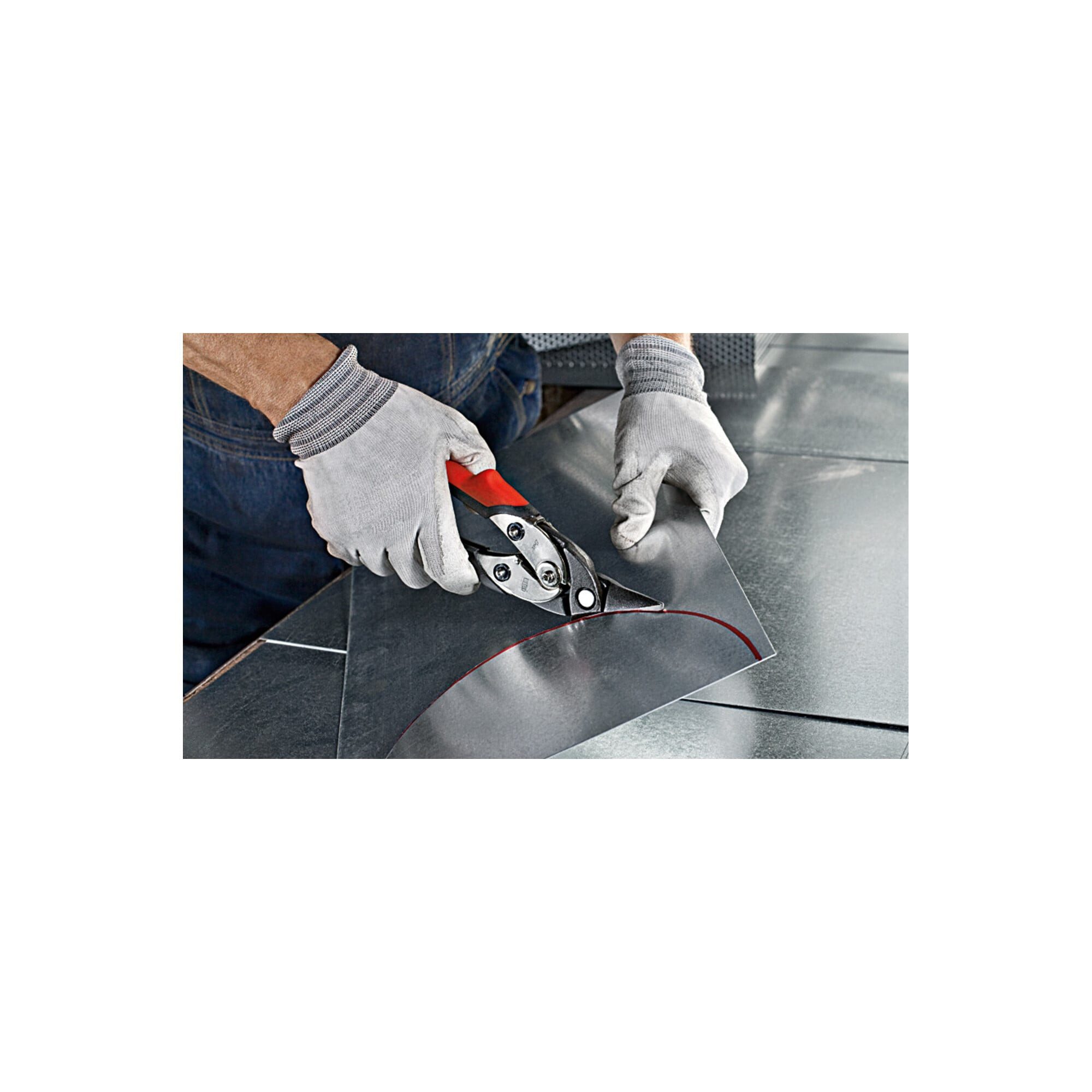 Bessey Blechschere Bessey Ideal-Scheren-Set in Rolltasche DSET15