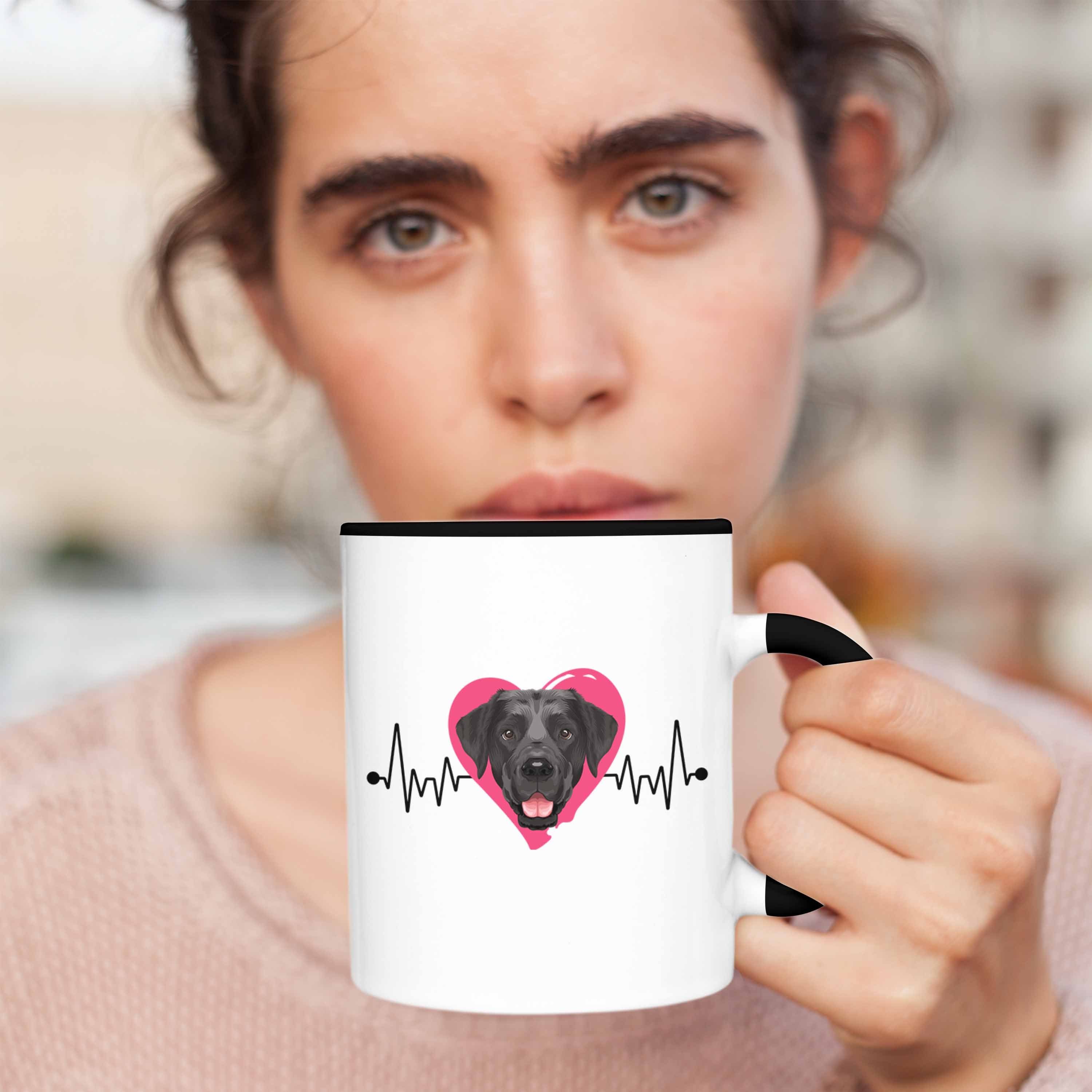 Geschenkidee Trendation Lustiger Schwarz Herzschl Spruch Tasse Geschenk Labrador Tasse Besitzer